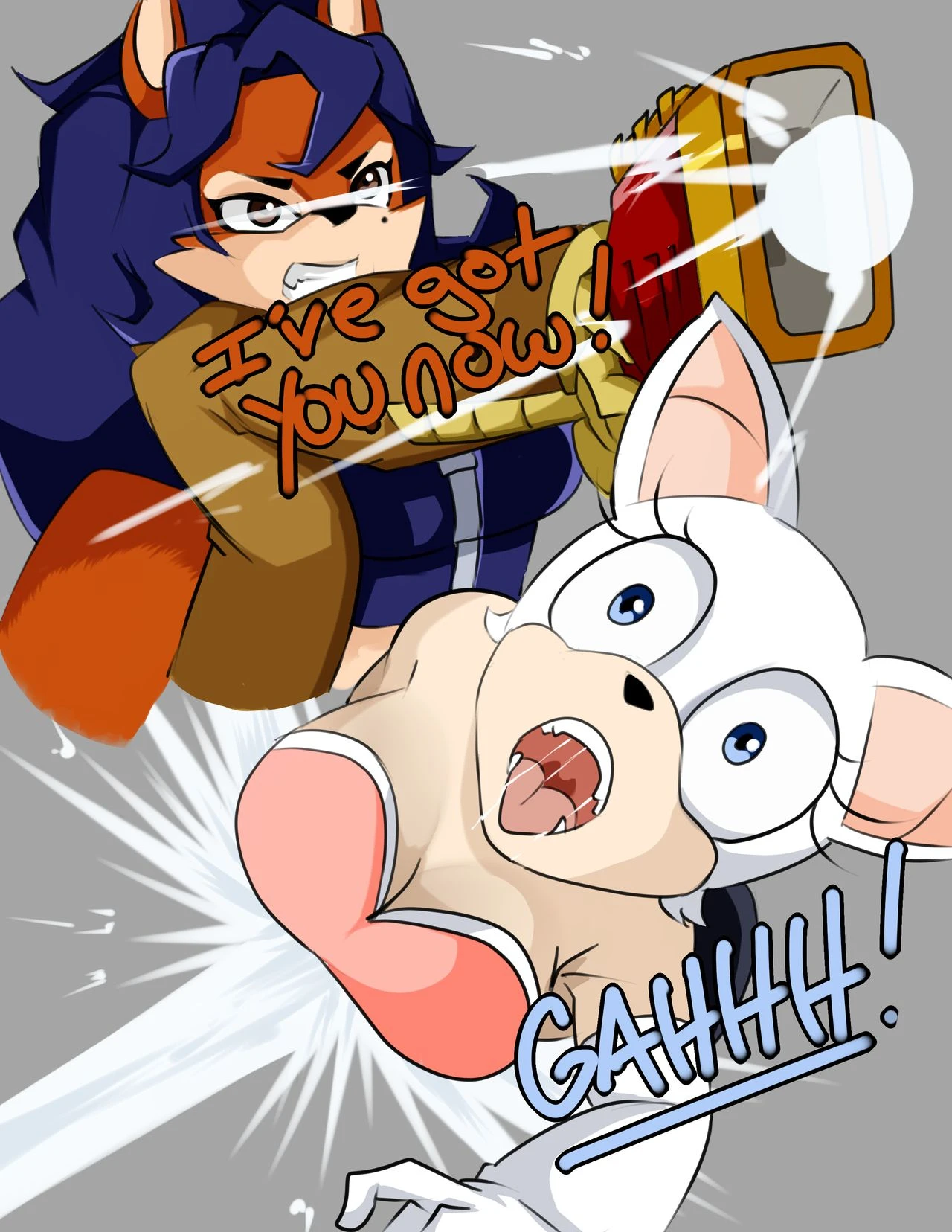 Carmelita Vs Rouge porn comic picture 2