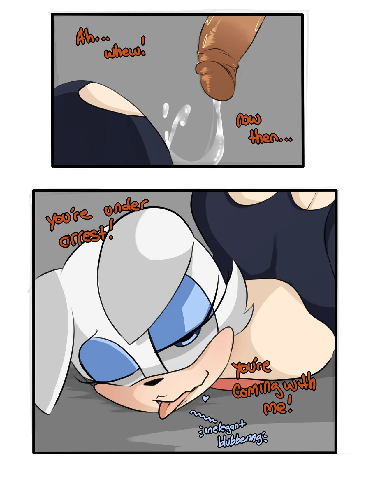 Carmelita Vs Rouge porn comic picture 6