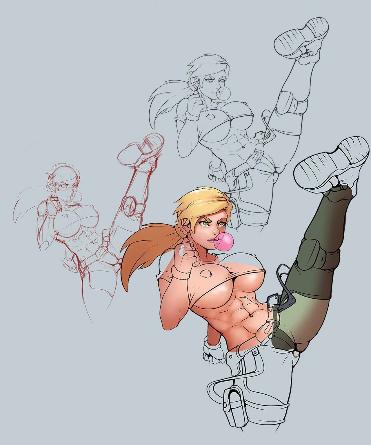 Cassie vs Goro porn comic picture 4