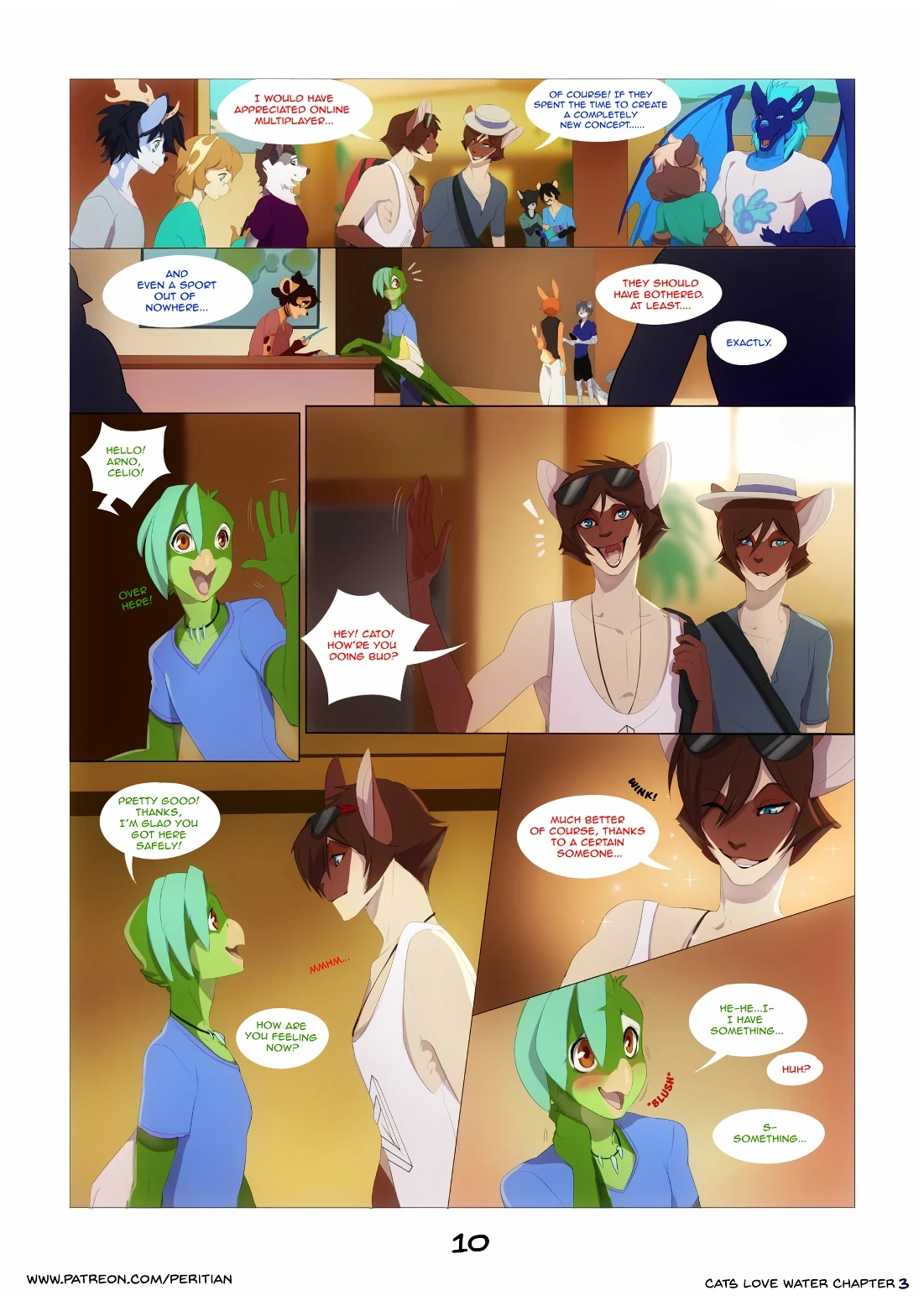 Cats Love Water 3 porn comic picture 11