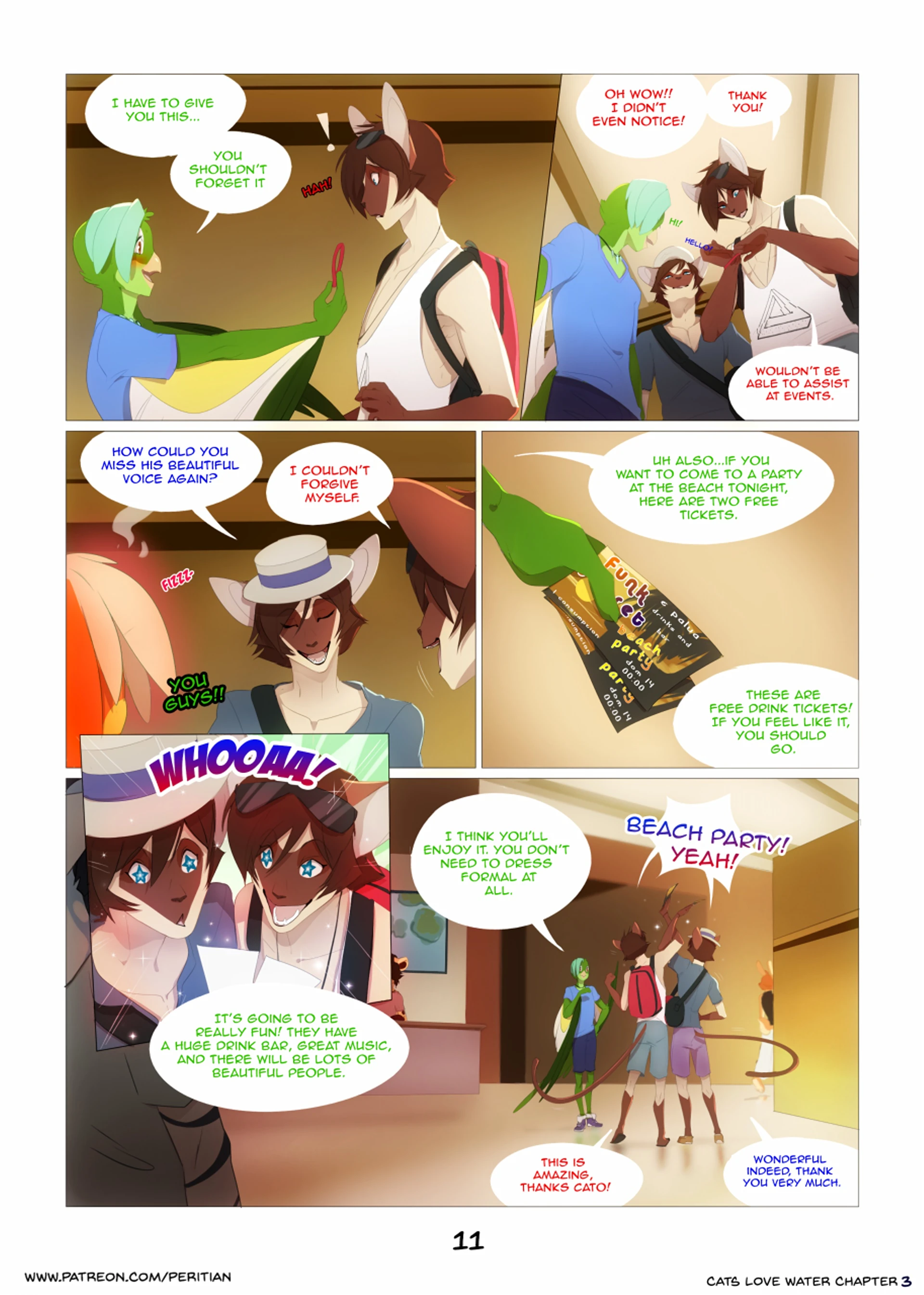 Cats Love Water 3 porn comic picture 12