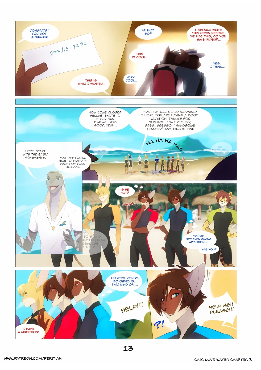 Cats Love Water 3 porn comic picture 14