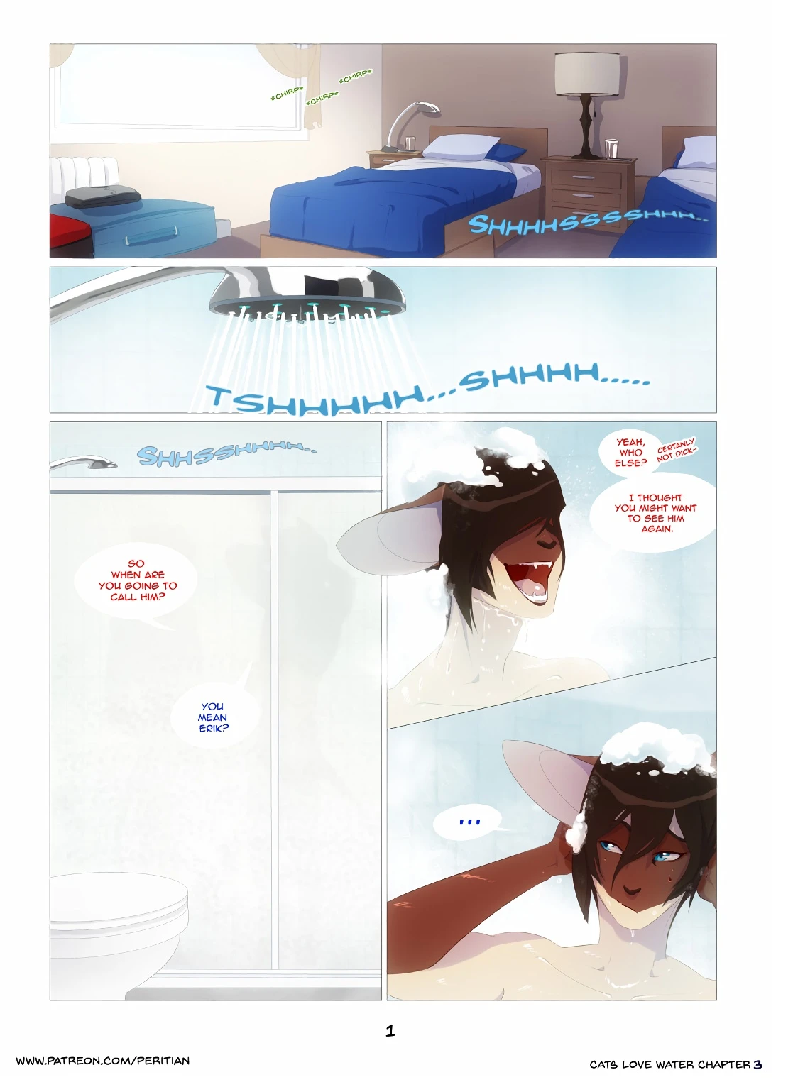 Cats Love Water 3 porn comic picture 2