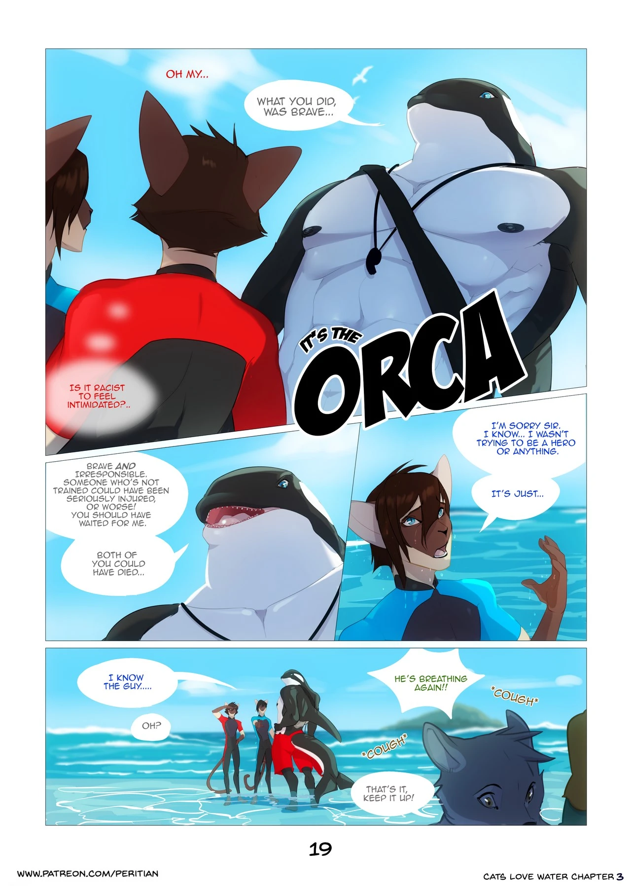 Cats Love Water 3 porn comic picture 20