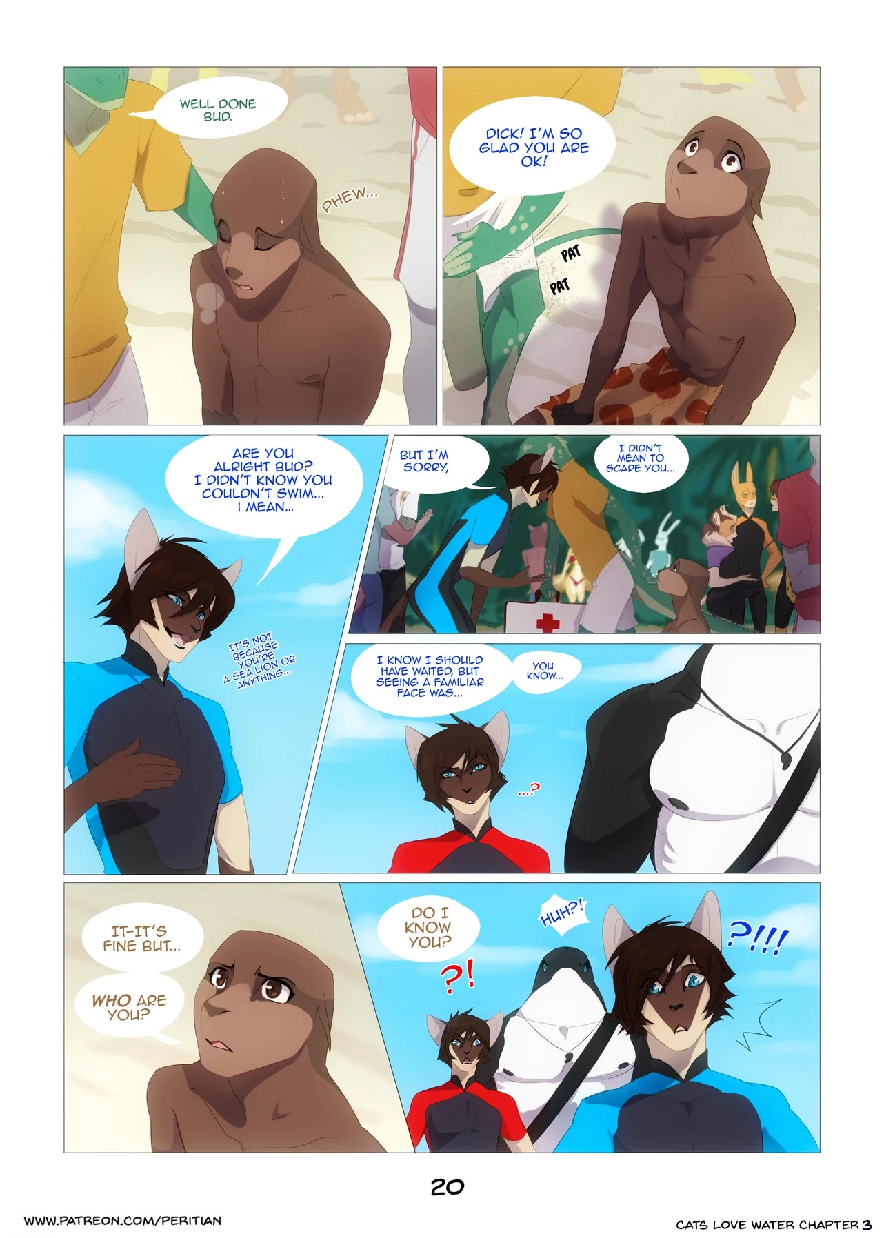 Cats Love Water 3 porn comic picture 21