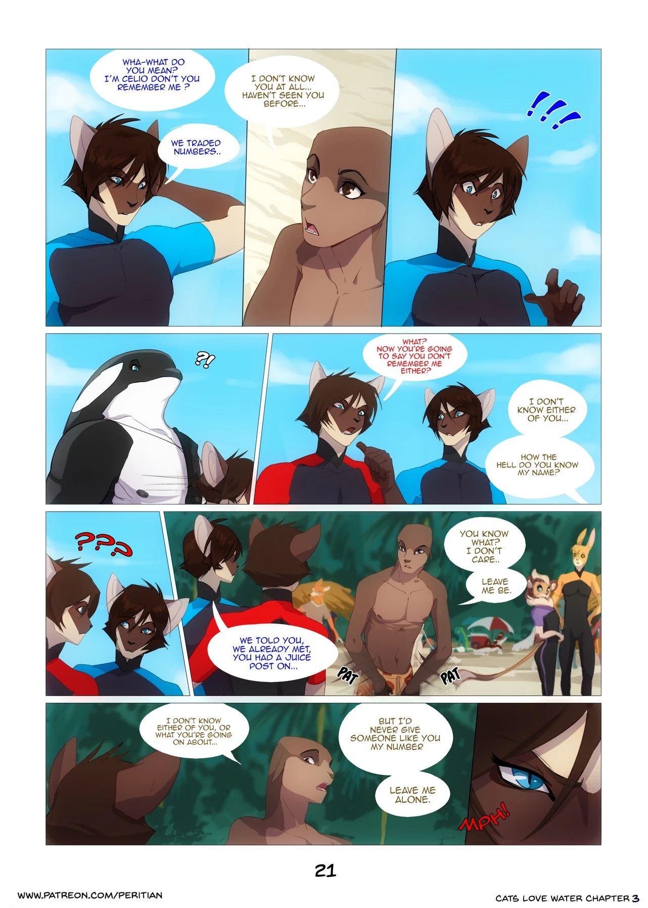 Cats Love Water 3 porn comic picture 22