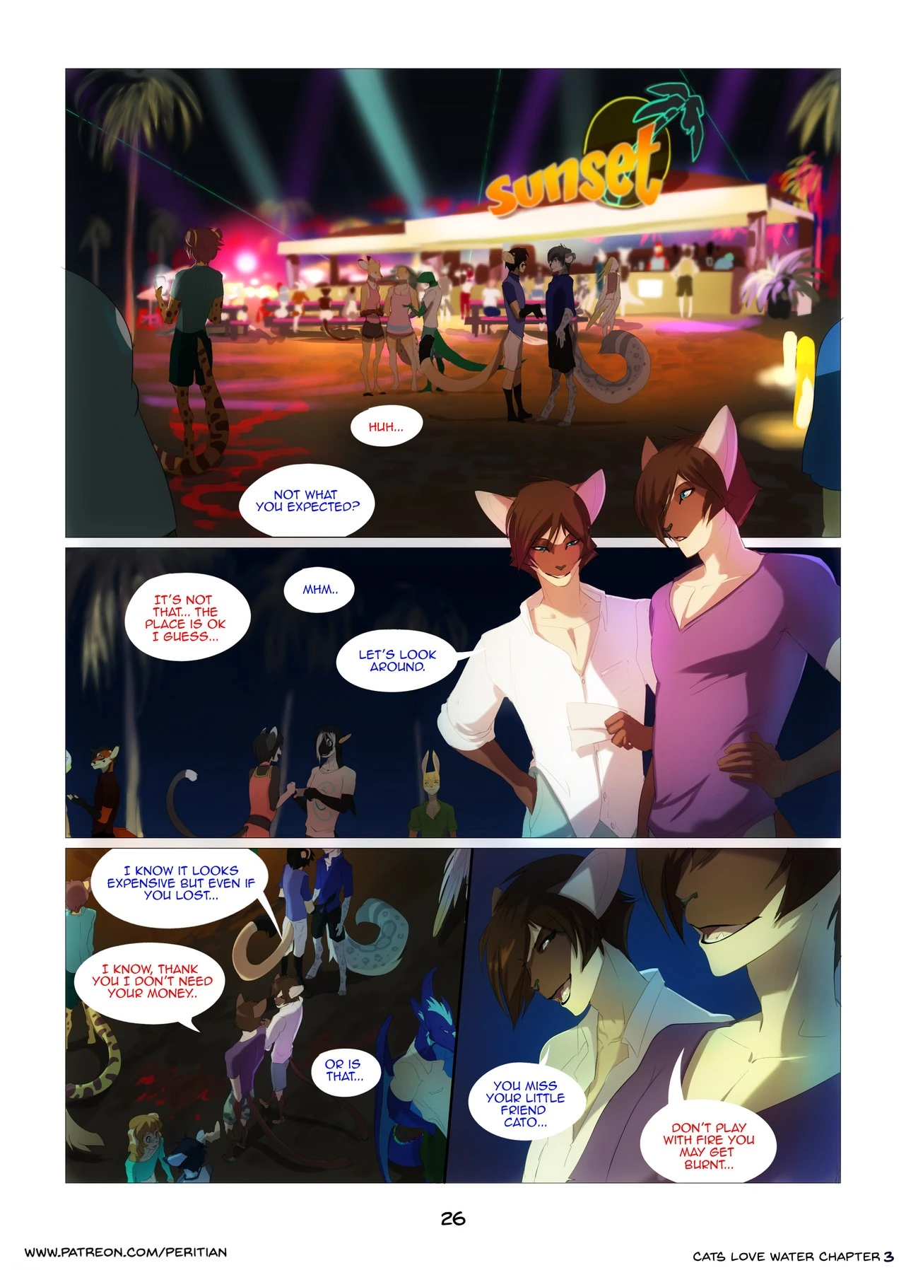 Cats Love Water 3 porn comic picture 27