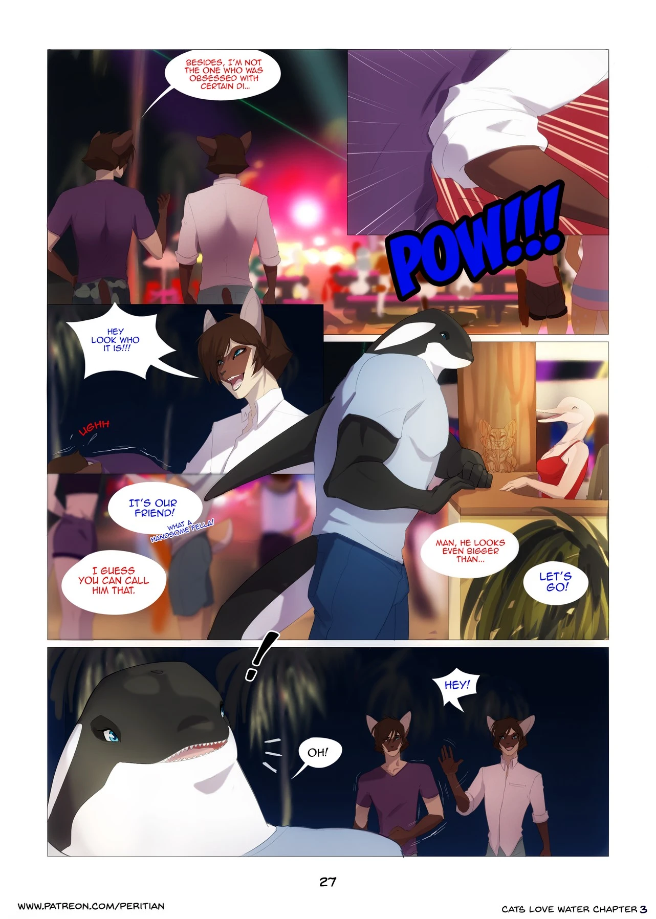 Cats Love Water 3 porn comic picture 28