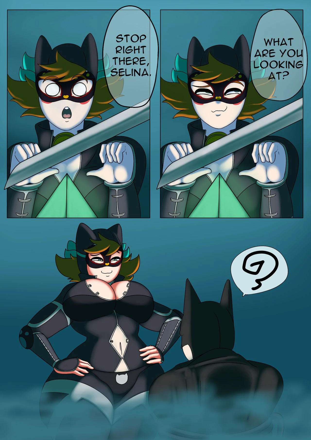 Catwoman’s Jewel Heist porn comic picture 2