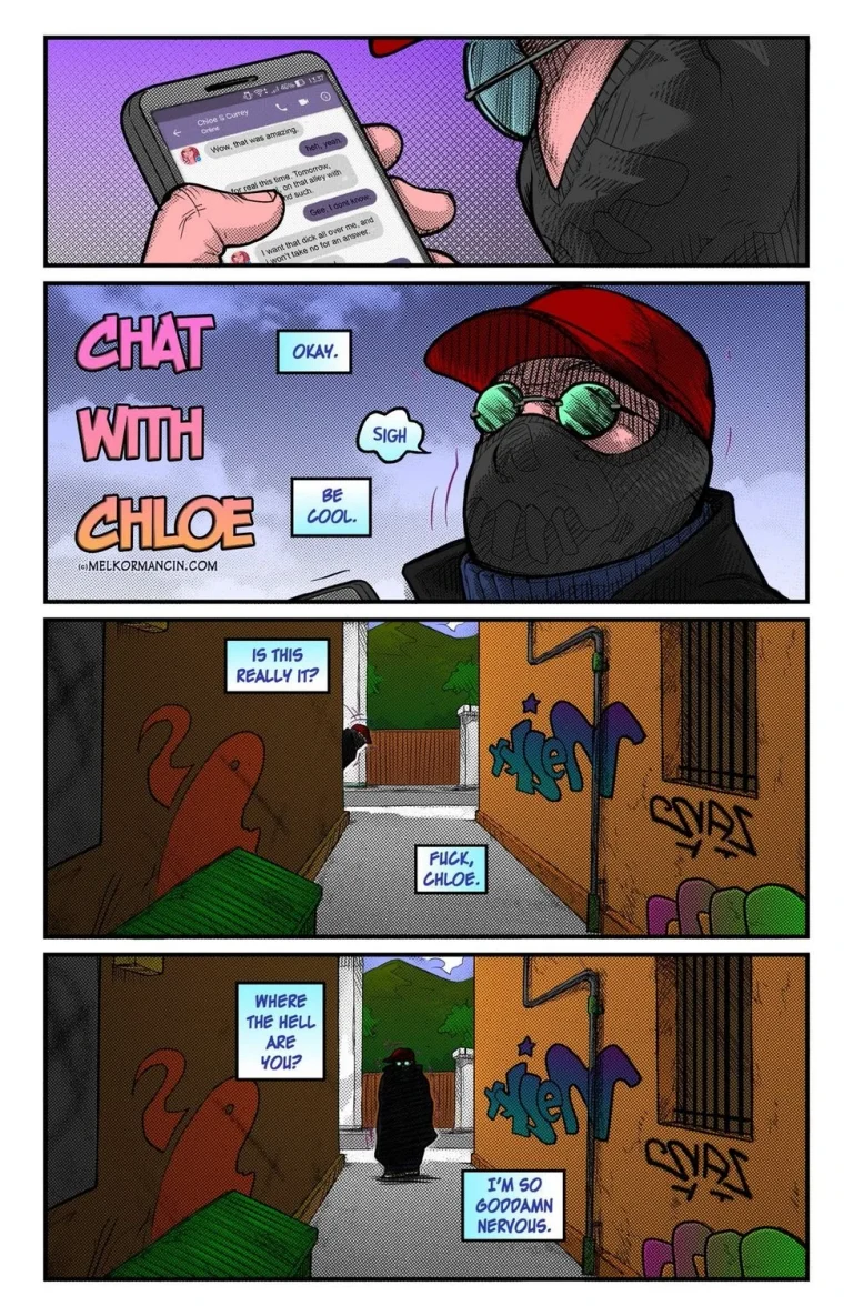 Chat with Chloe 2 porn comic picture 1