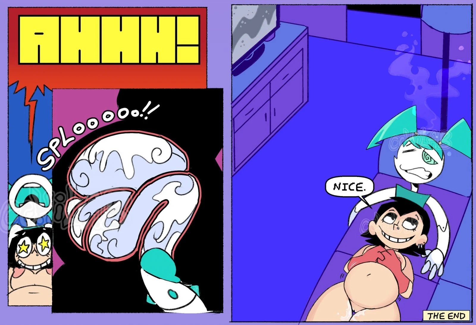 Cheats like a booty porn comic picture 9