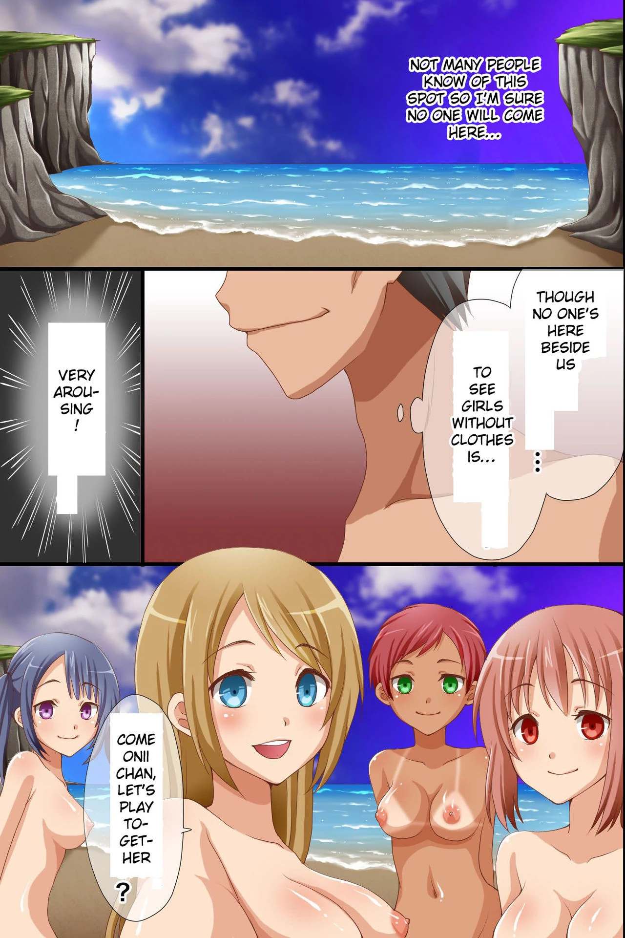 Cheeky nieces came to play, so I used a magical mirror to make them my cute obedient slaves porn comic picture 15