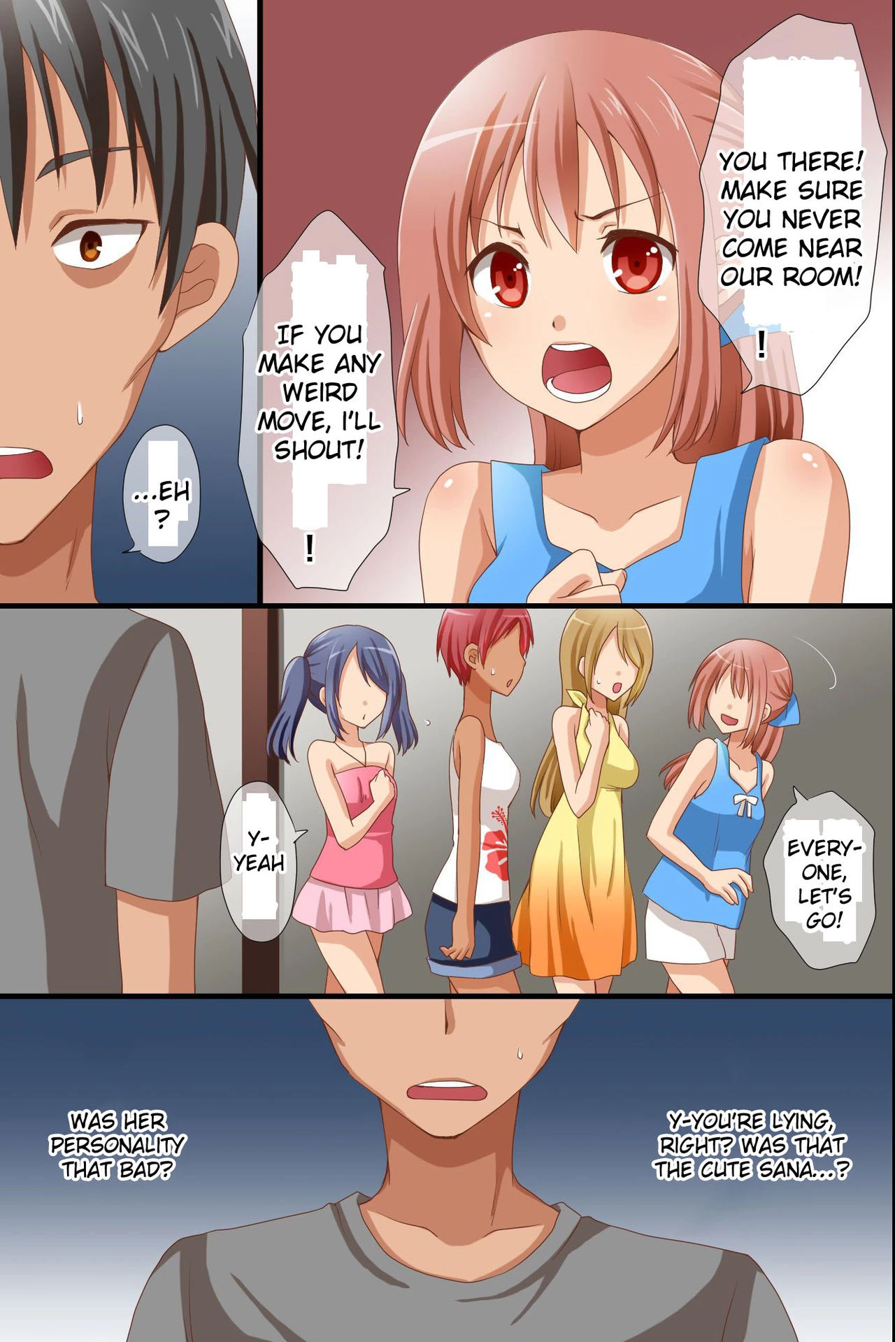 Cheeky nieces came to play, so I used a magical mirror to make them my cute obedient slaves porn comic picture 5