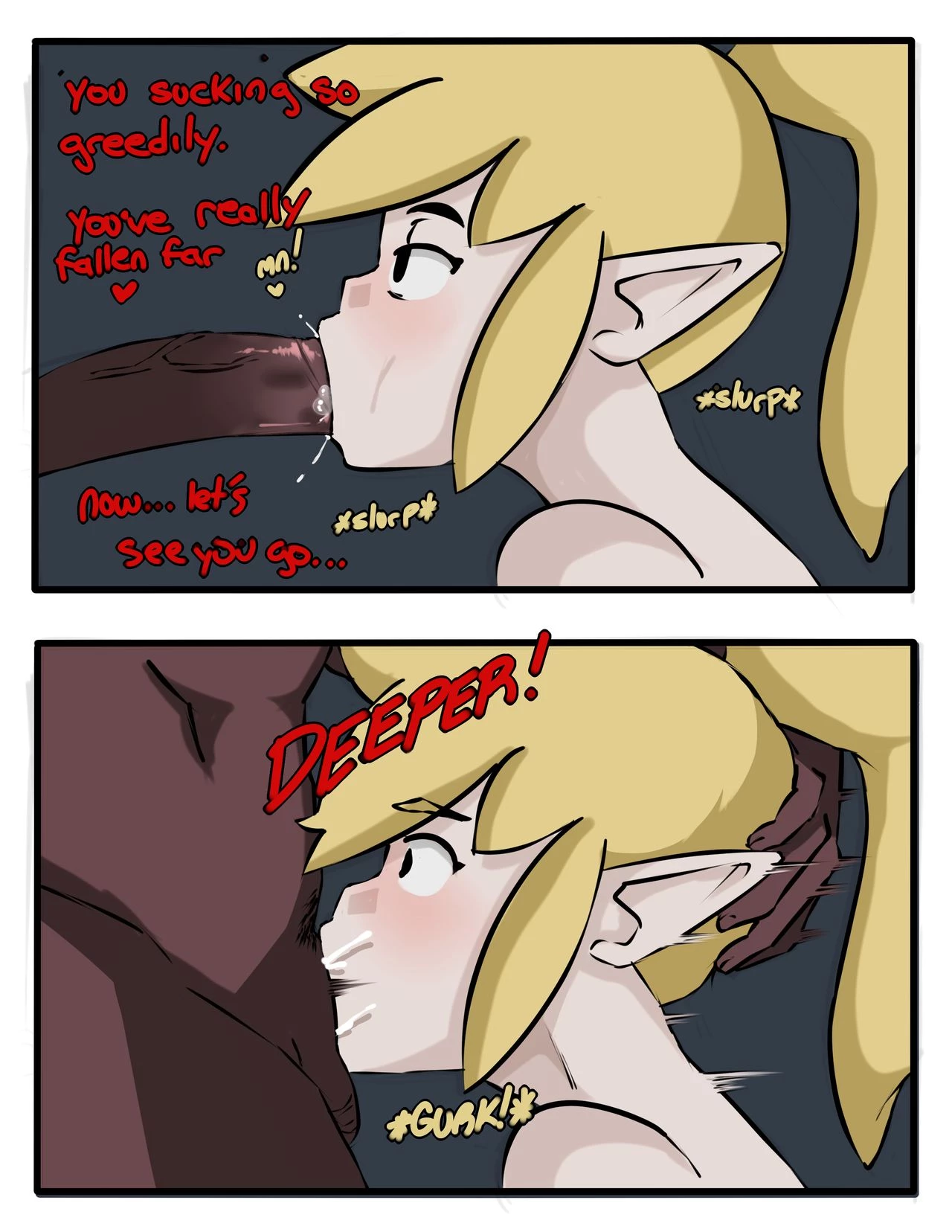 Cheerleader Link porn comic picture 5