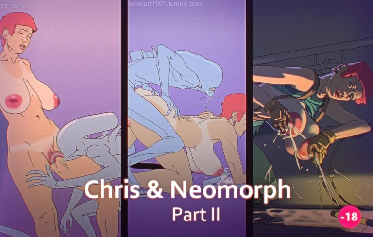 Chris & Neomorph 2 porn comic picture 1