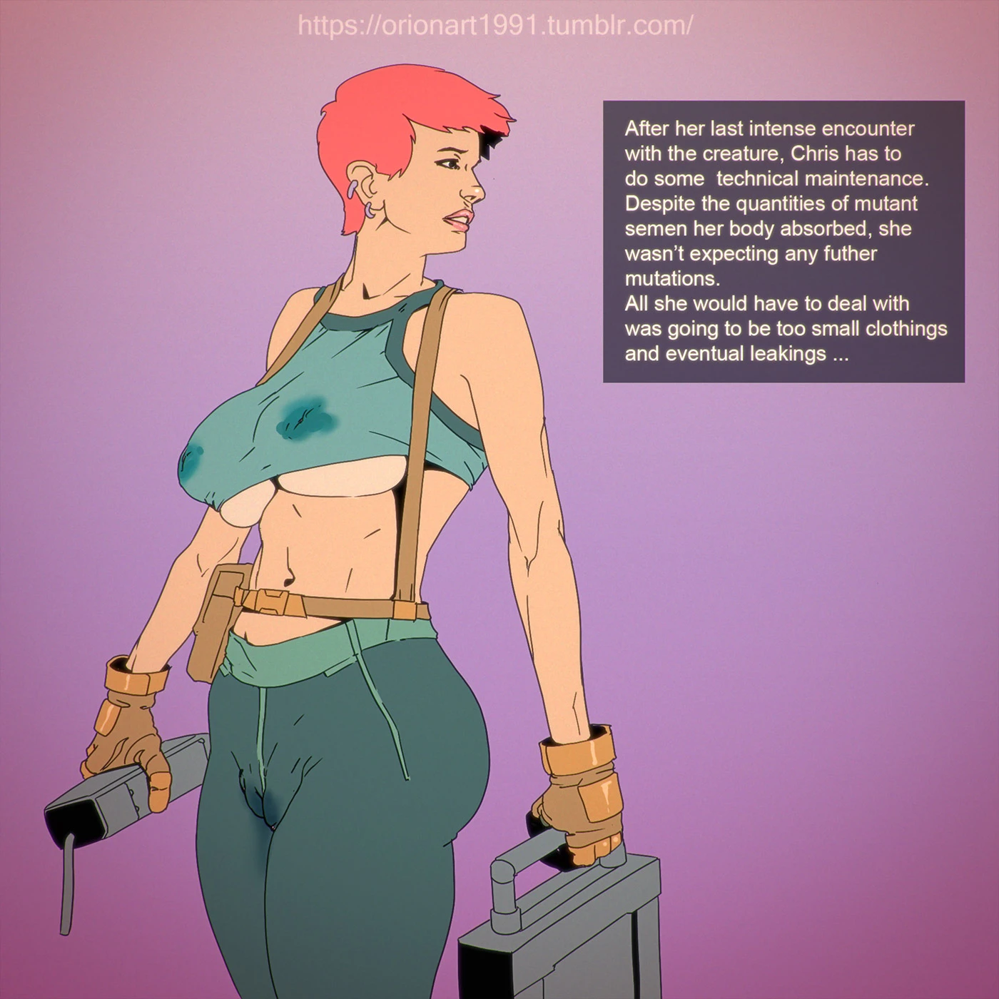 Chris & Neomorph 3 porn comic picture 2