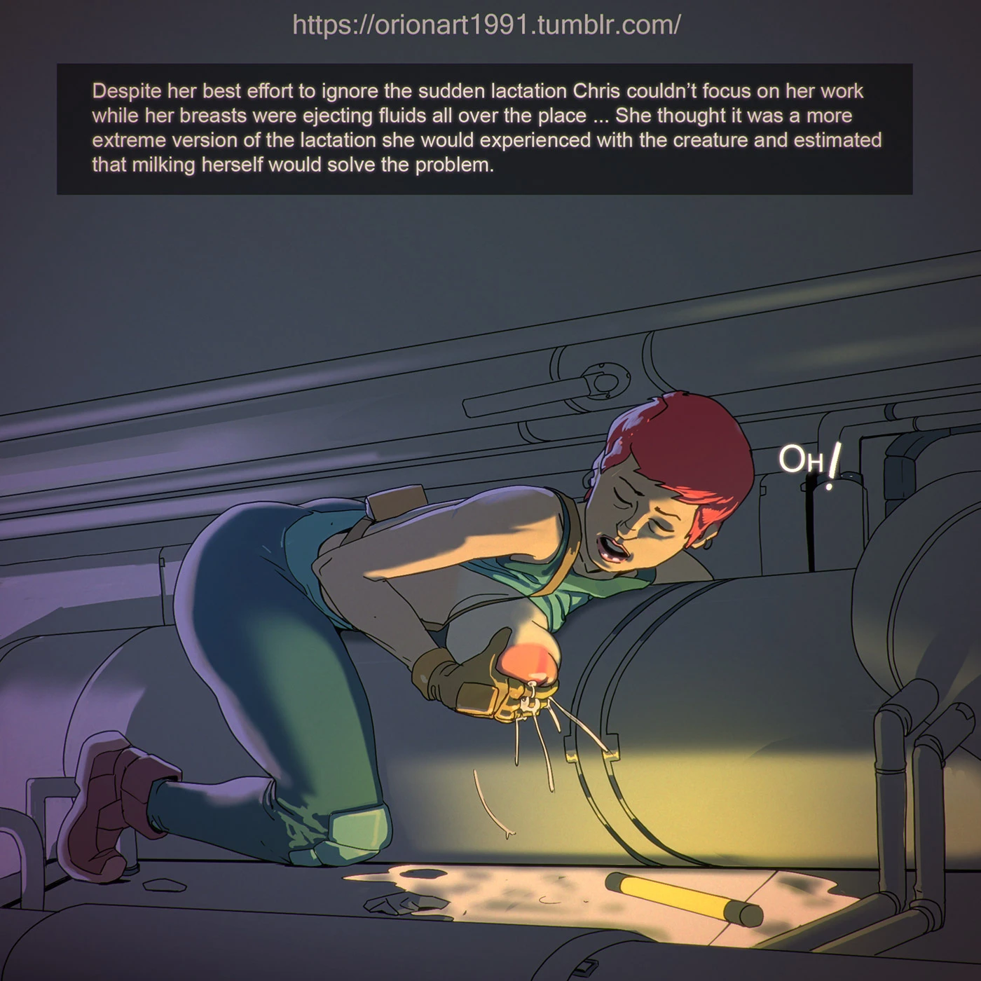 Chris & Neomorph 3 porn comic picture 5