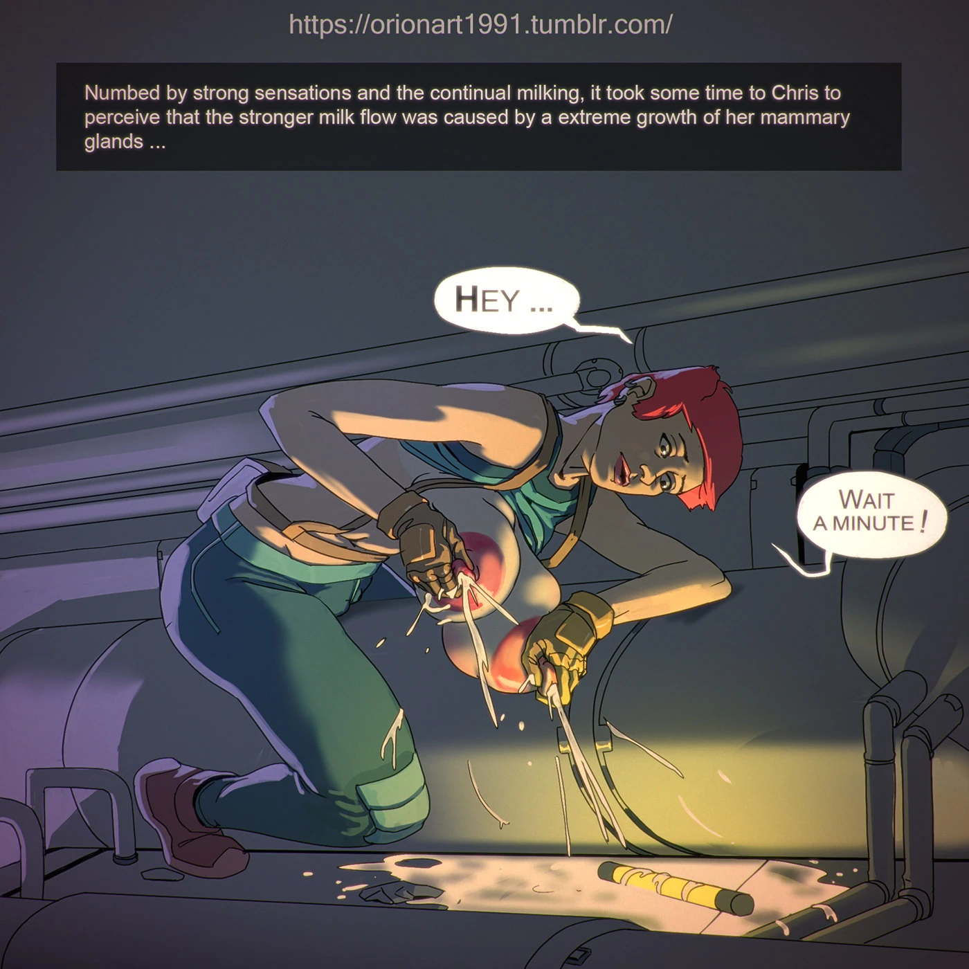 Chris & Neomorph 3 porn comic picture 7