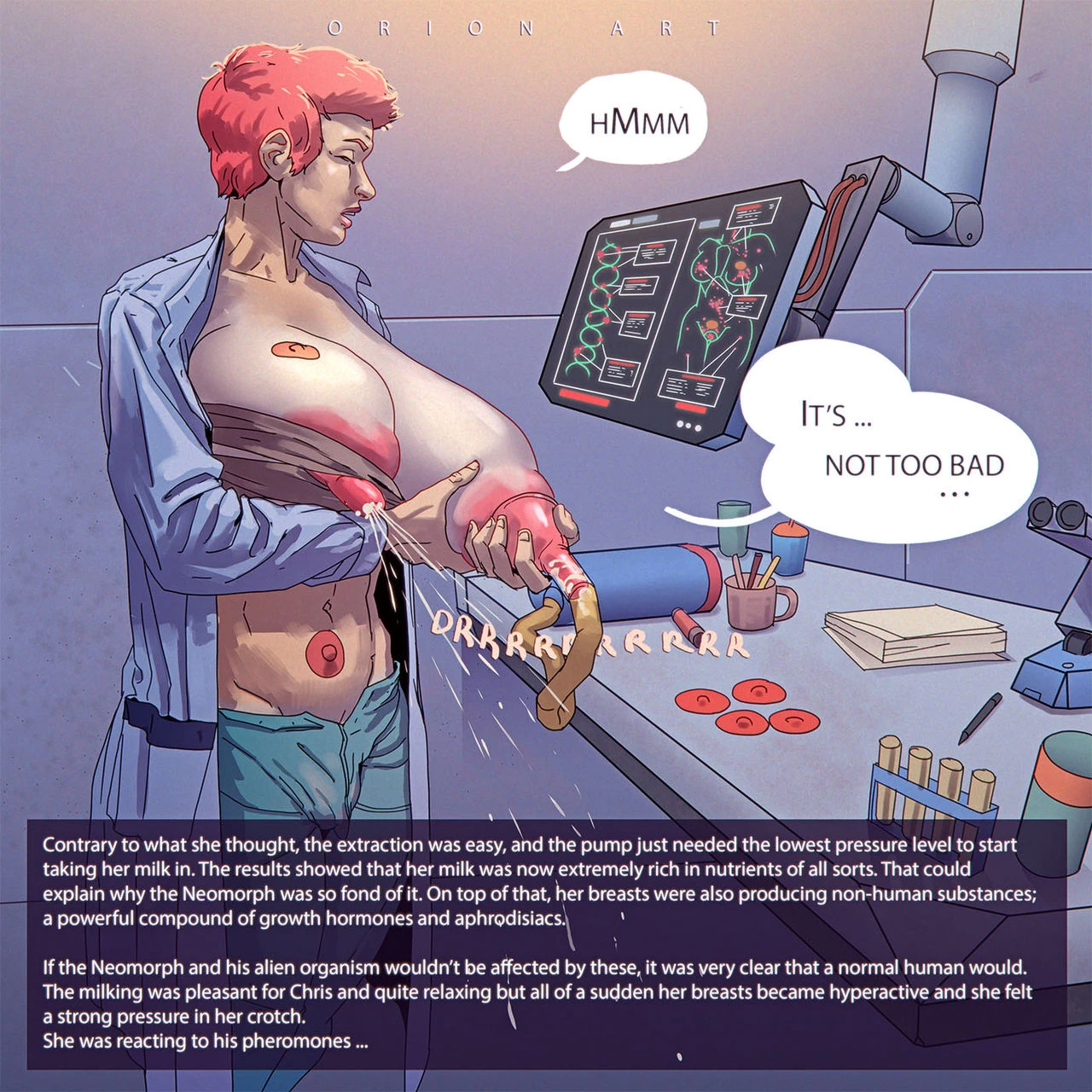 Chris & Neomorph 4 porn comic picture 3