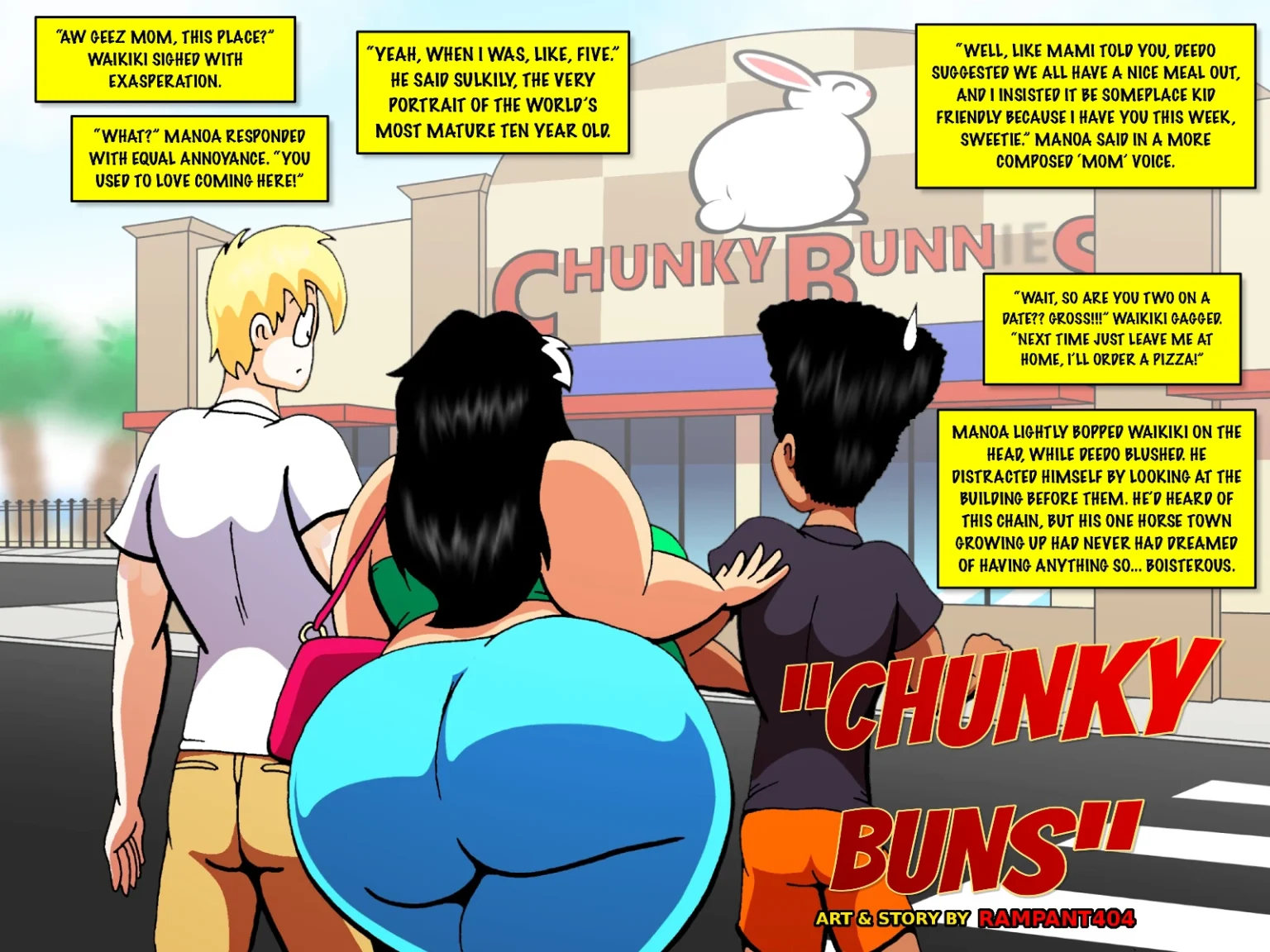 Chunky Buns porn comic picture 1