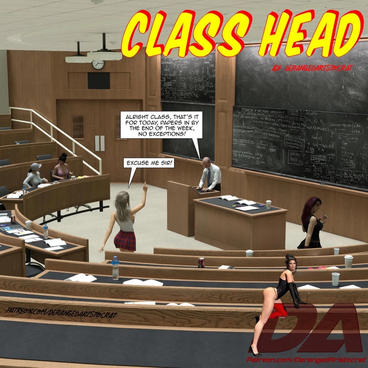 Class Head porn comic picture 1