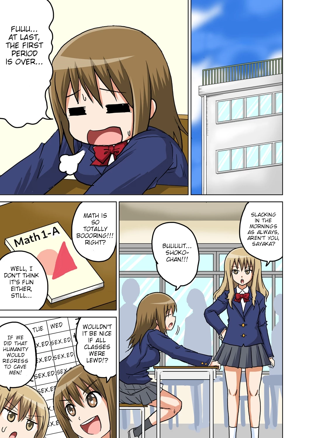 Classmate to Ecchi Jugyou 3 porn comic picture 2