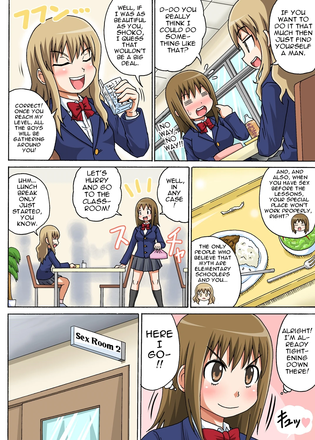 Classmate to Ecchi Jugyou porn comic picture 4