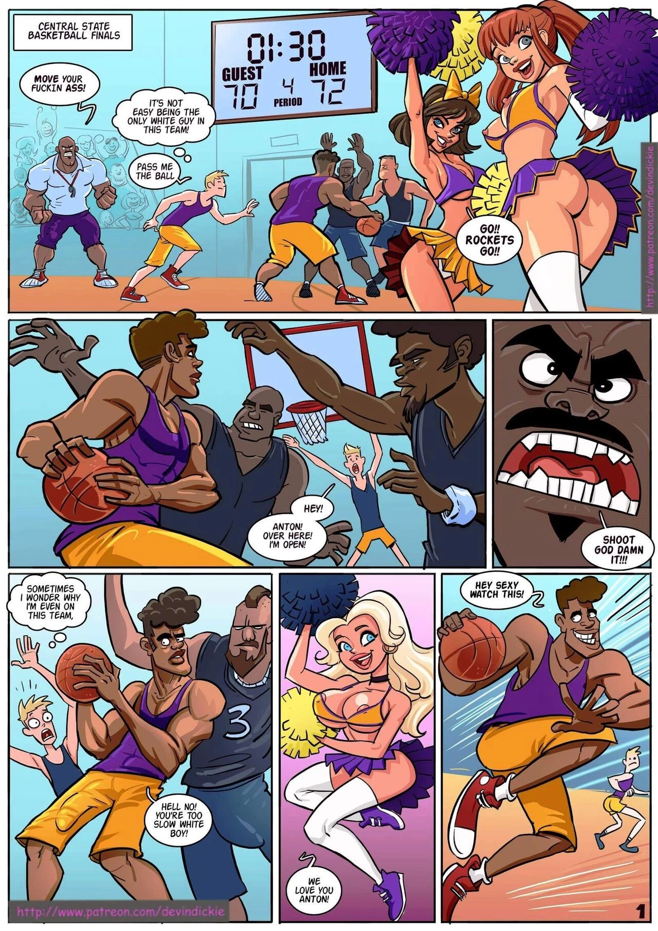 Coach Black porn comic picture 2