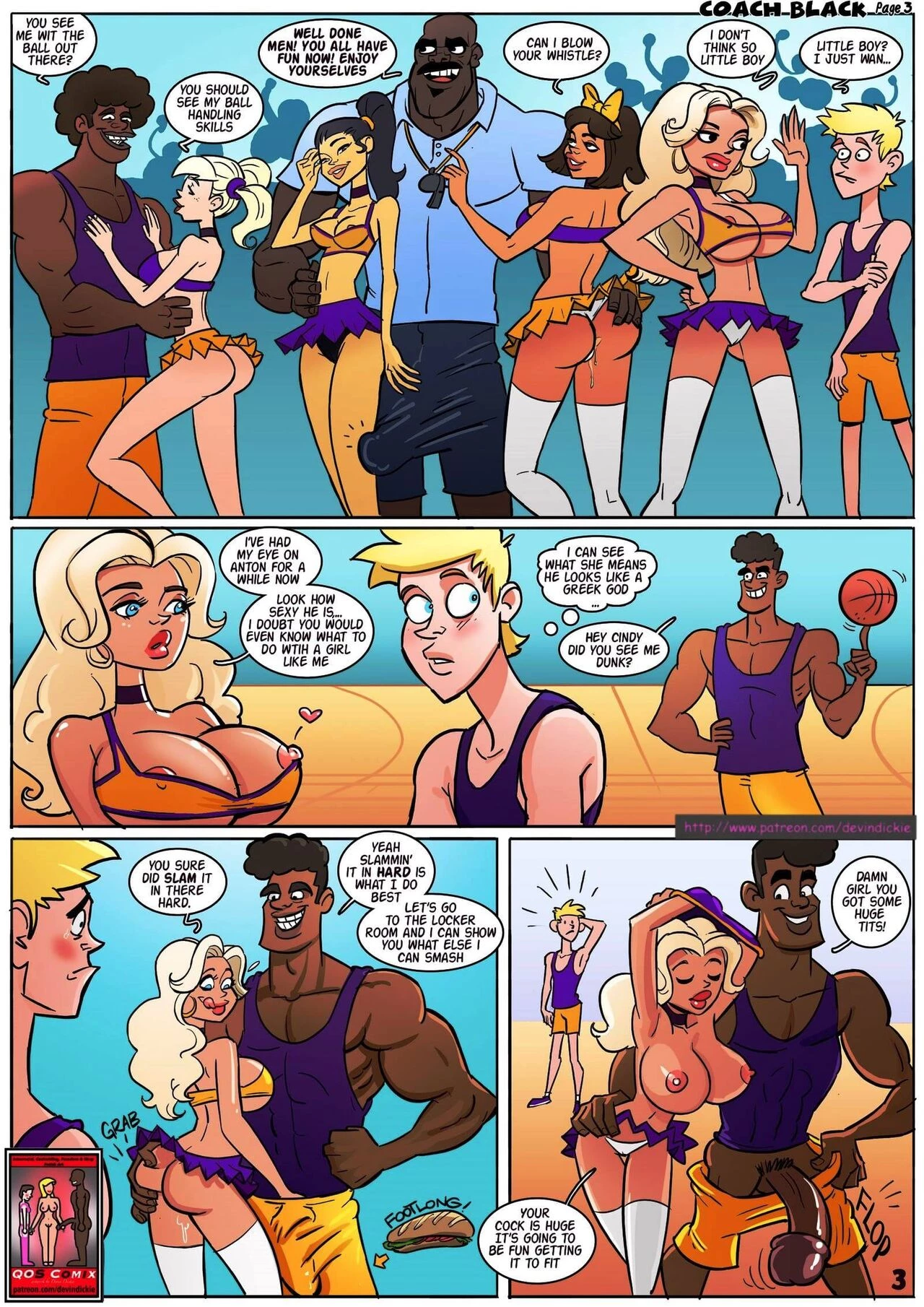 Coach Black porn comic picture 4