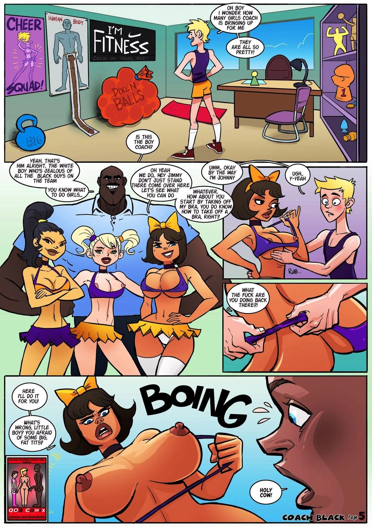 Coach Black porn comic picture 6