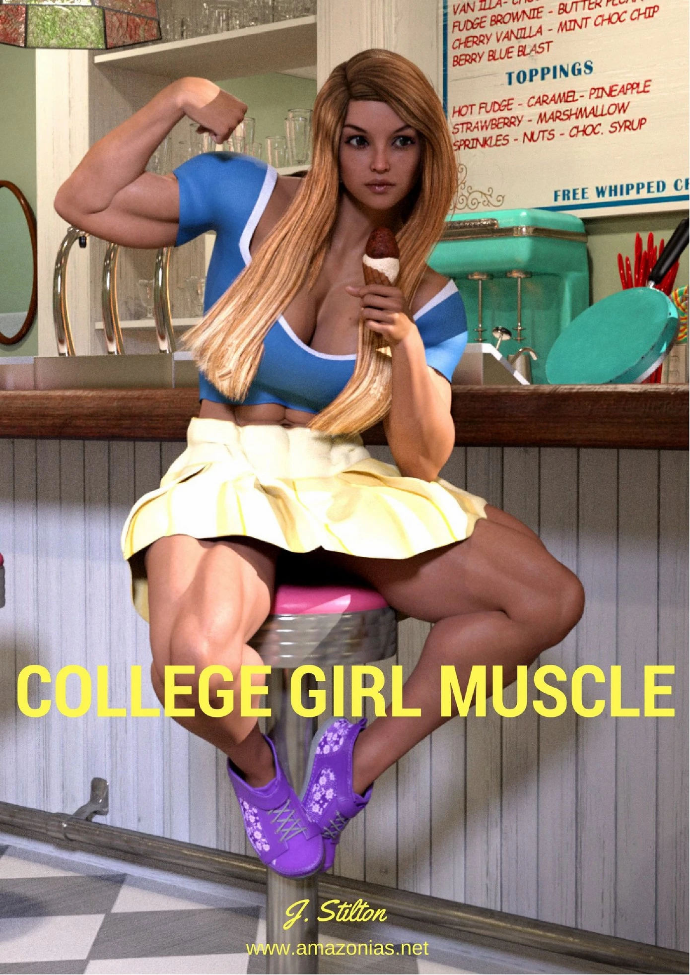 College Girl Muscle porn comic picture 1