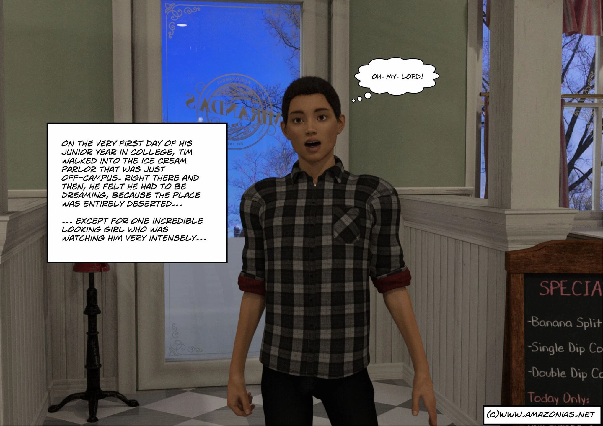 College Girl Muscle porn comic picture 4