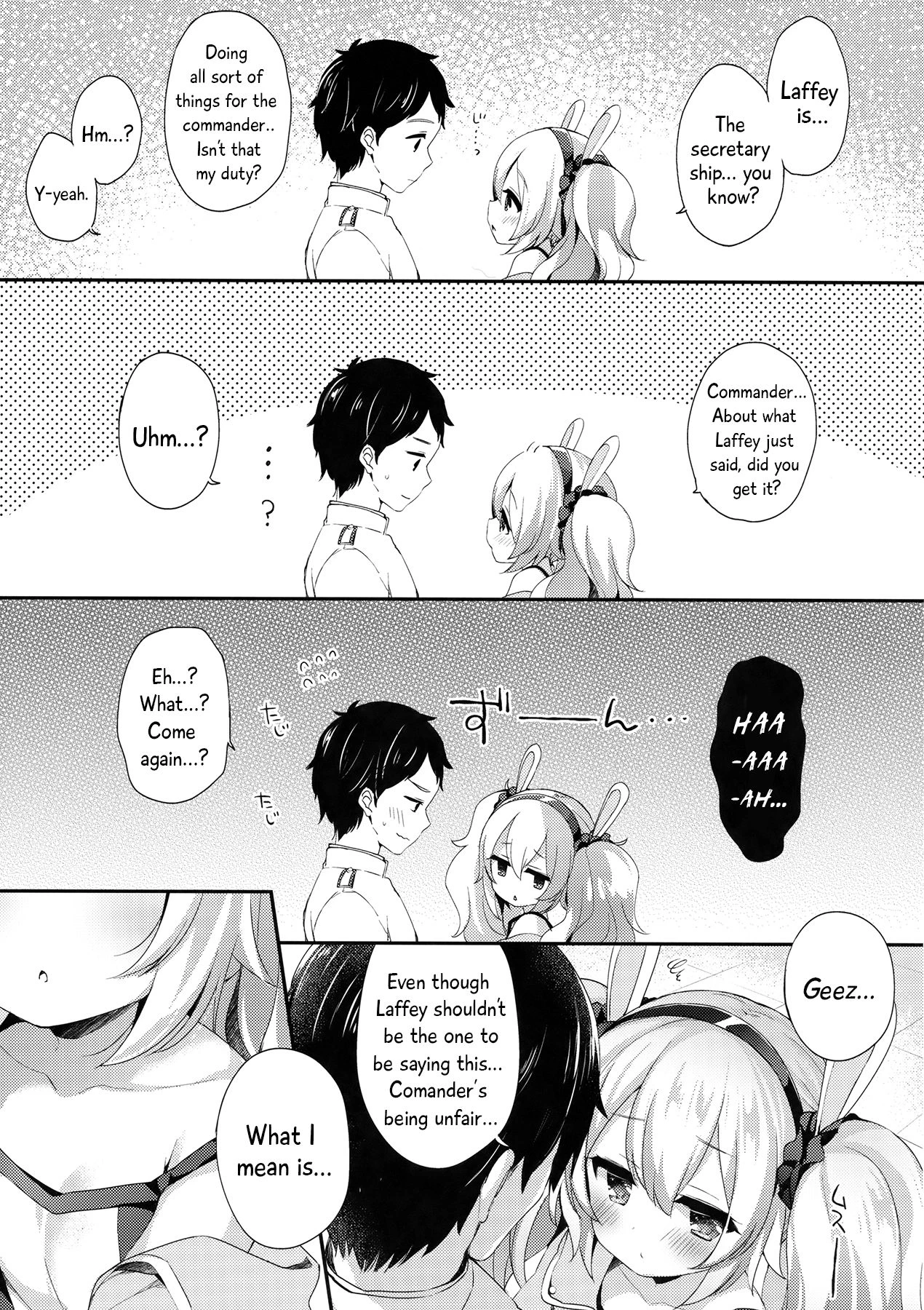 Commander, Will You... With Laffey? porn comic picture 5