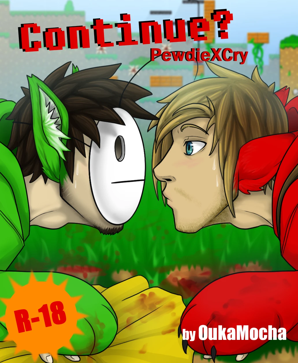 Continue? - Pewdie X Cry porn comic picture 1