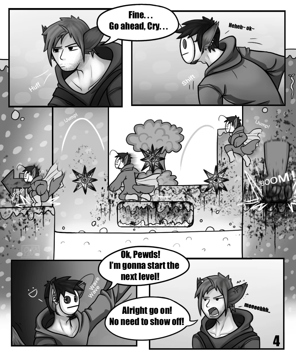 Continue? - Pewdie X Cry porn comic picture 5