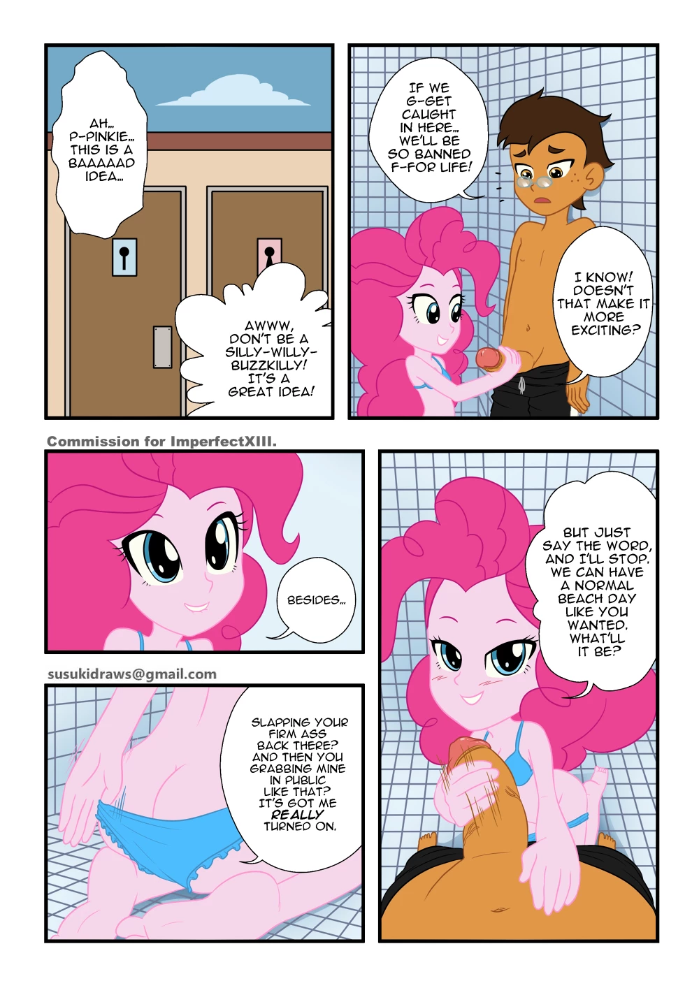 Copper Plume x Pinkie Pie porn comic picture 3