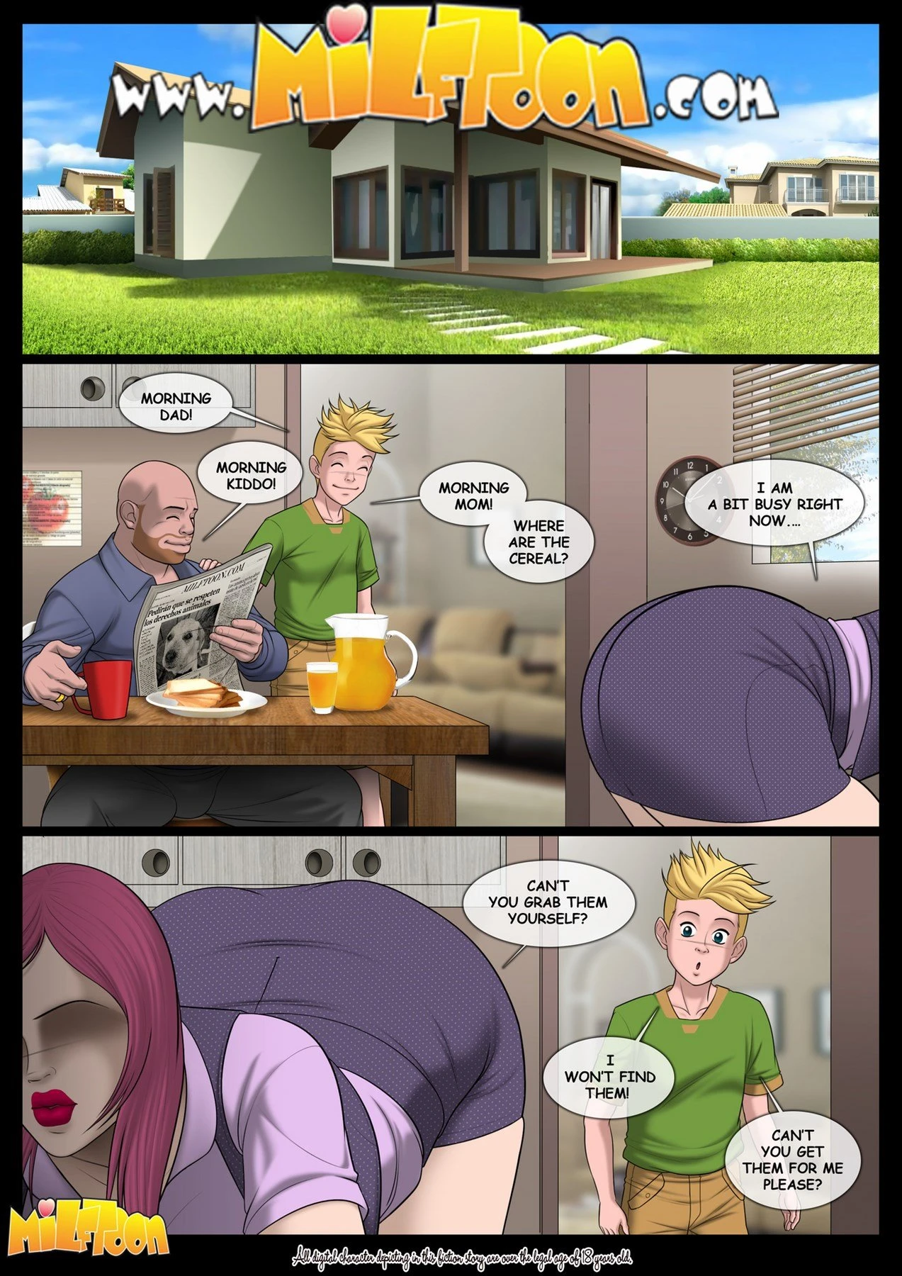 CopyDad porn comic picture 1