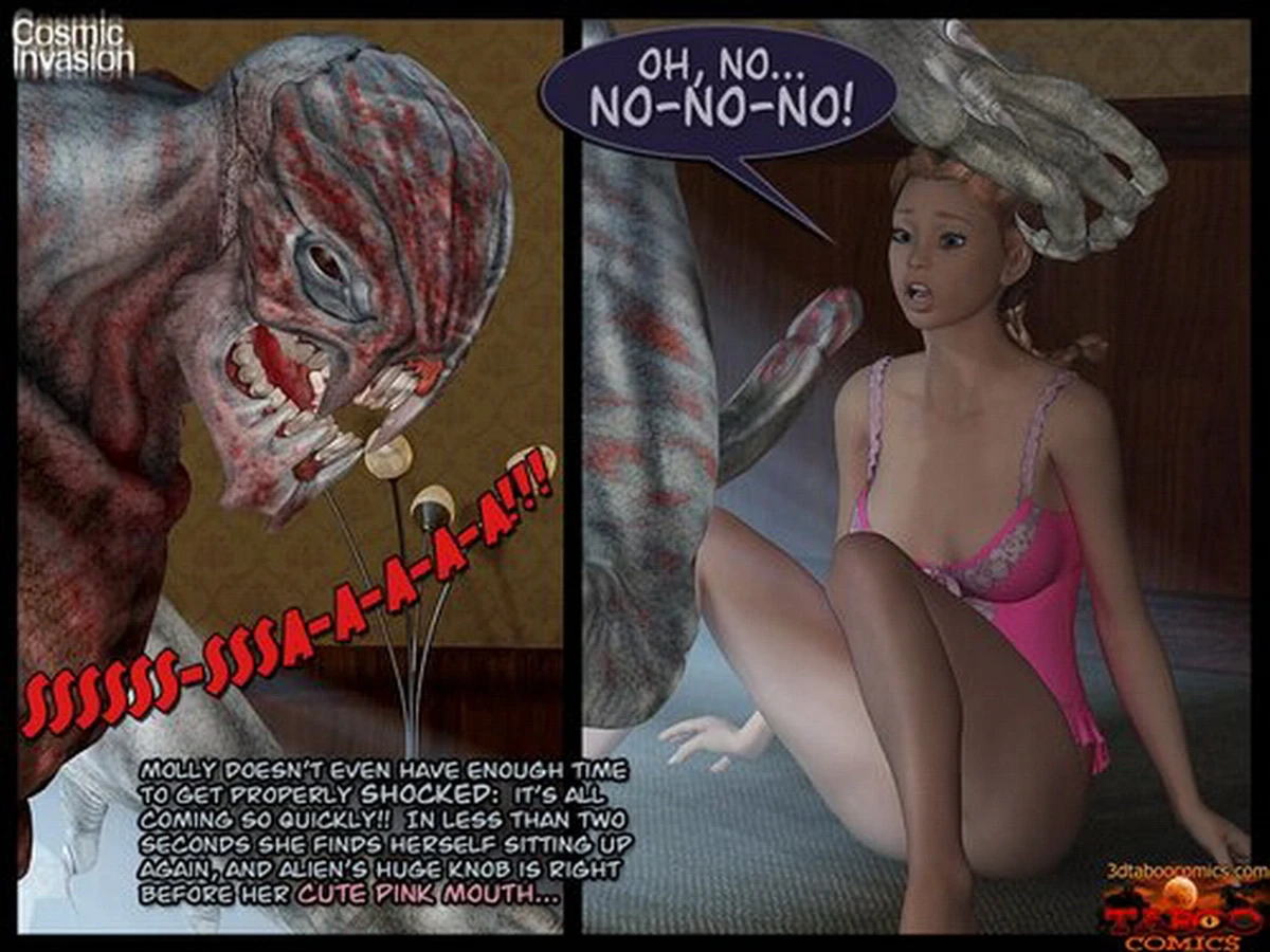 Cosmic Invasion porn comic picture 14