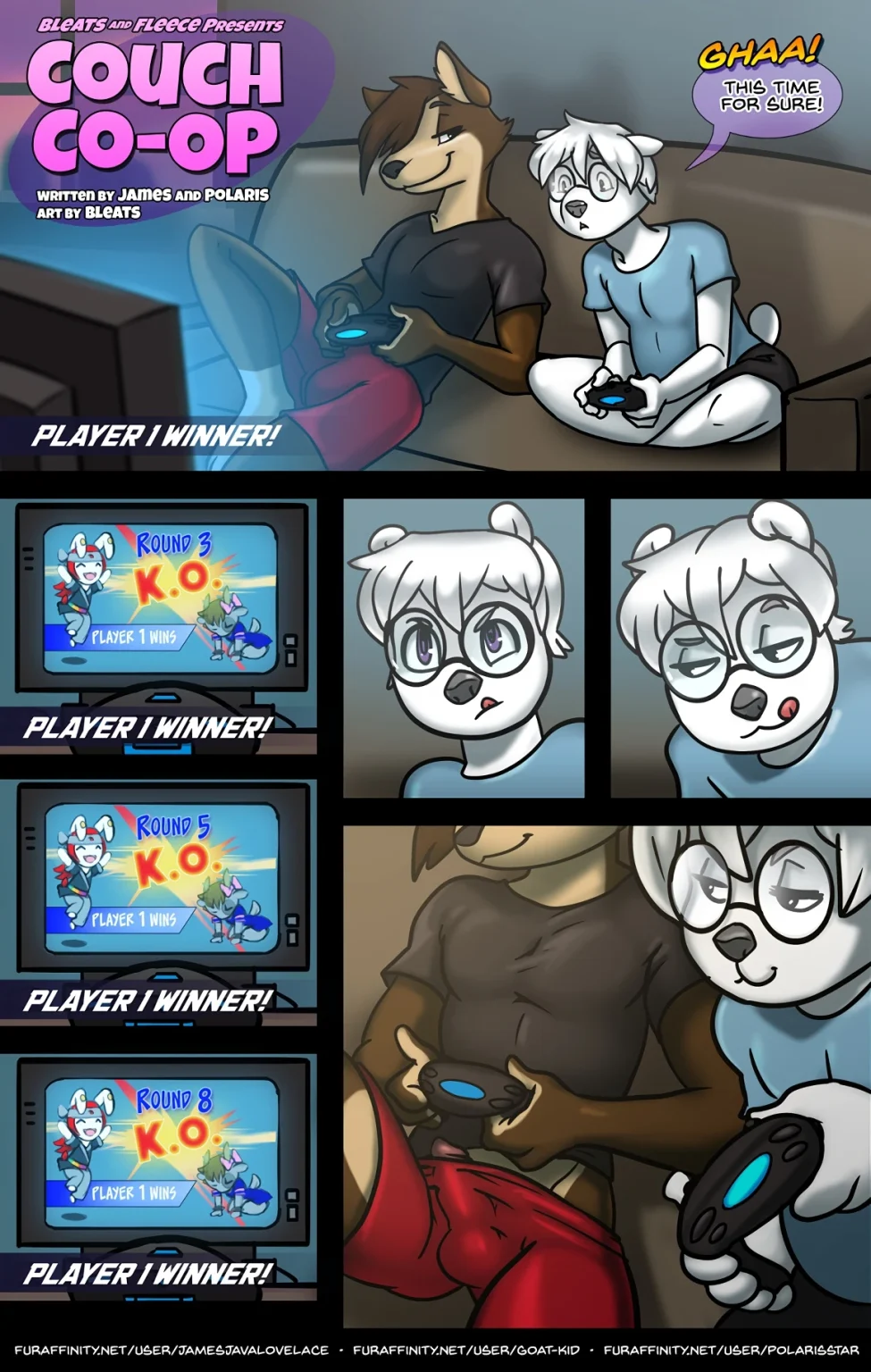 Couch Co-op porn comic picture 1