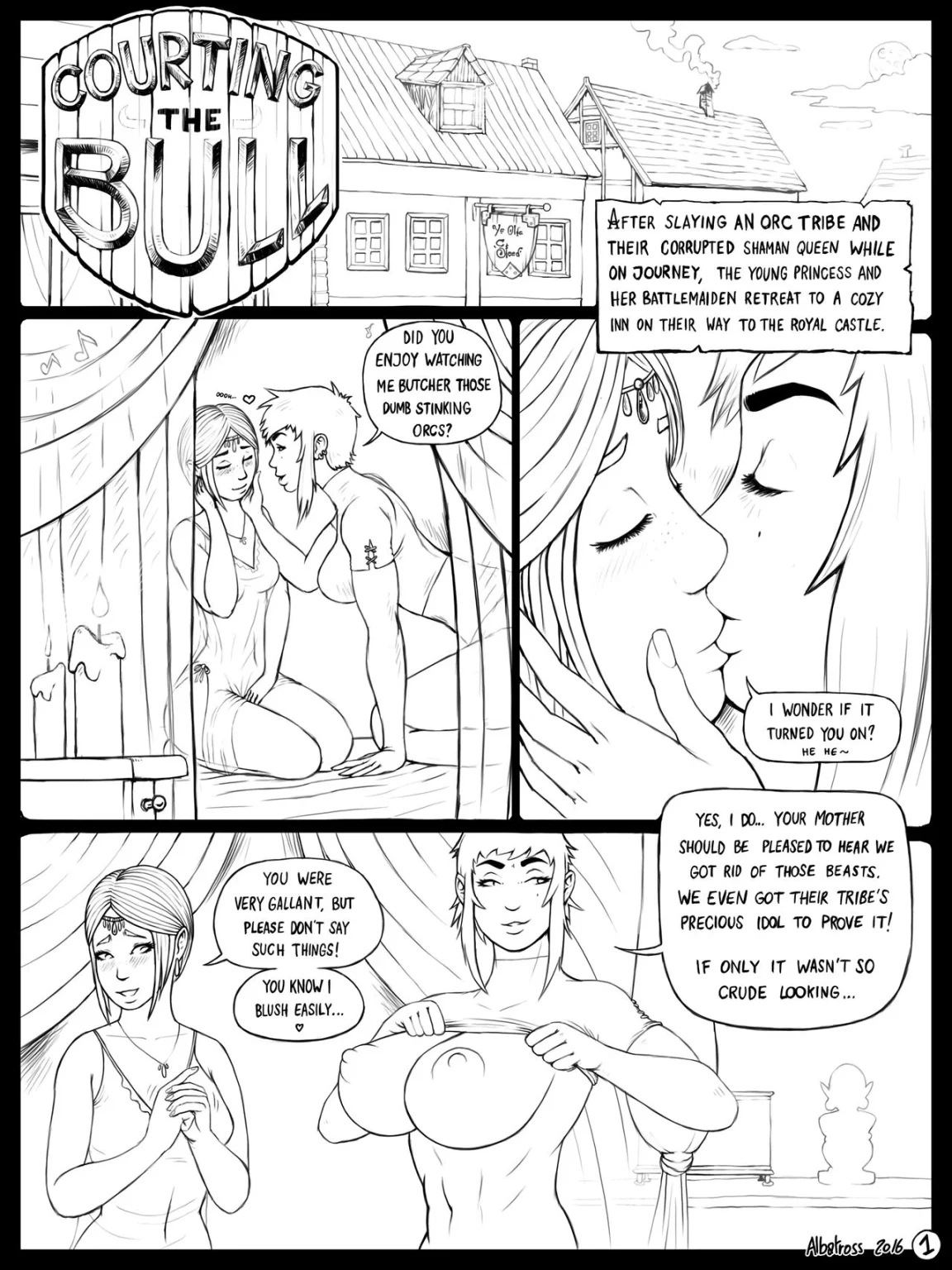 Courting the Bull porn comic picture 1