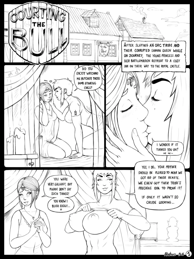 Courting the Bull porn comic picture 1