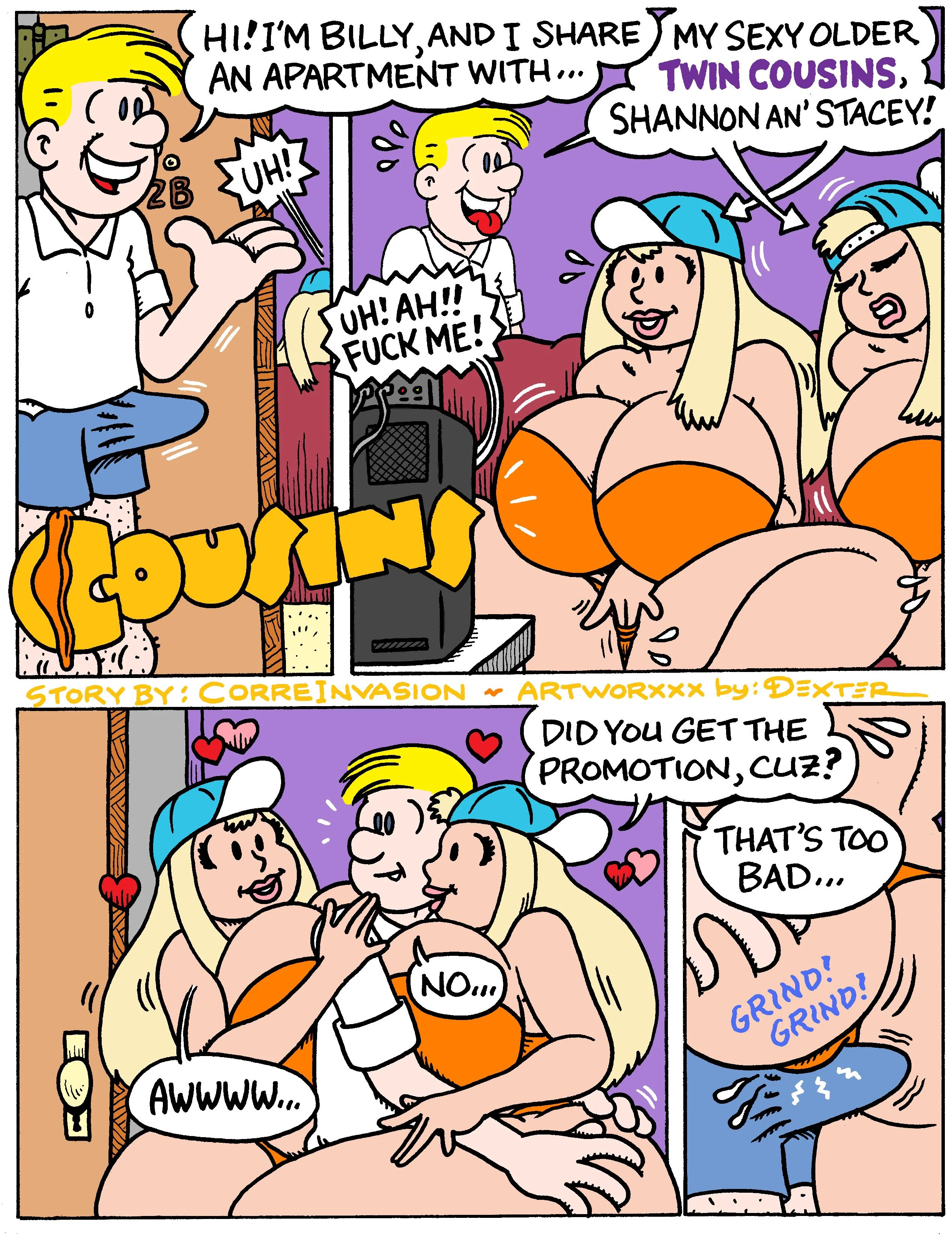 Cousins porn comic picture 1