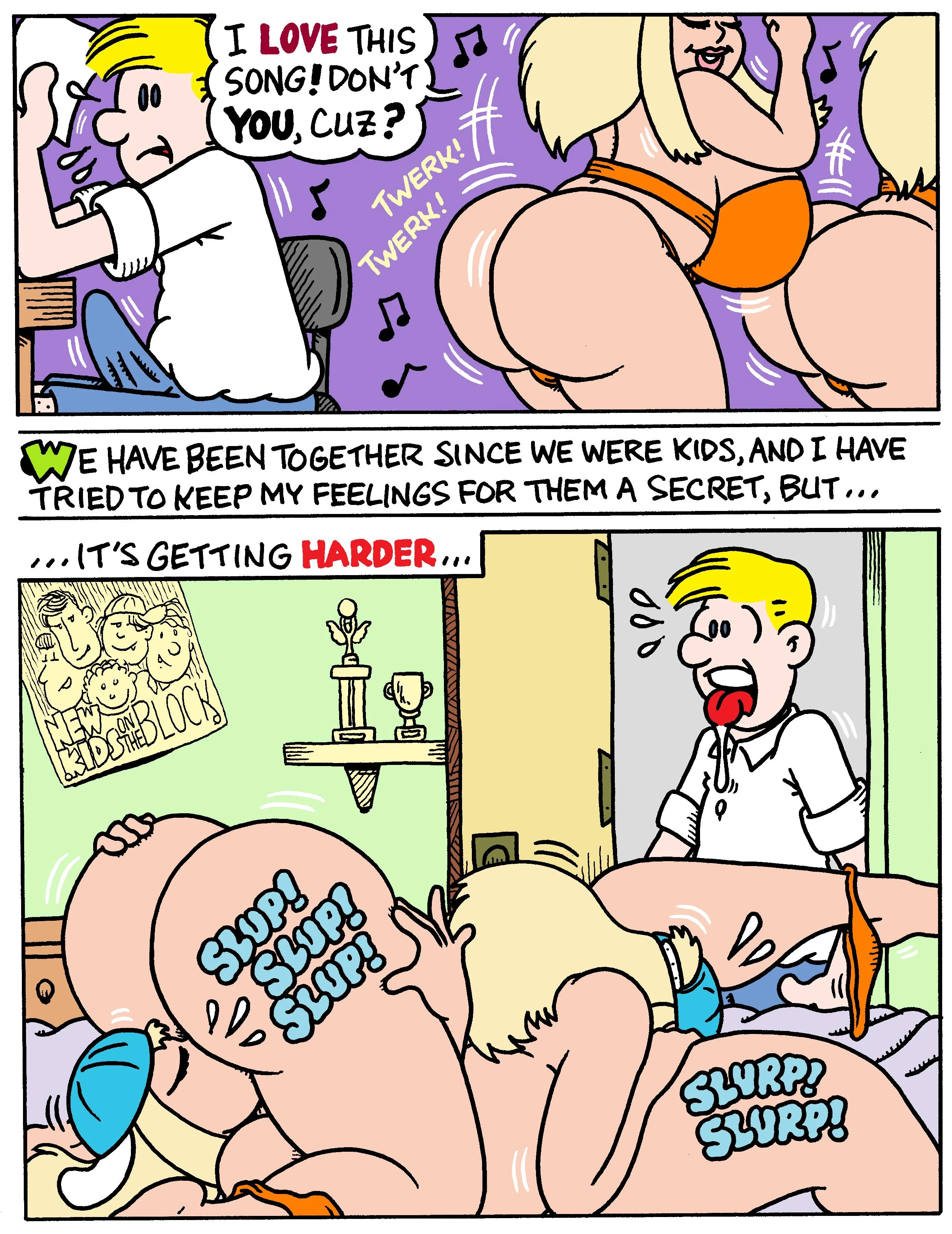 Cousins porn comic picture 2