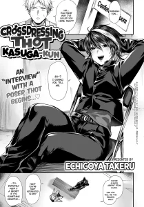 Crossdressing Thot Kasuga-kun porn comic picture 1