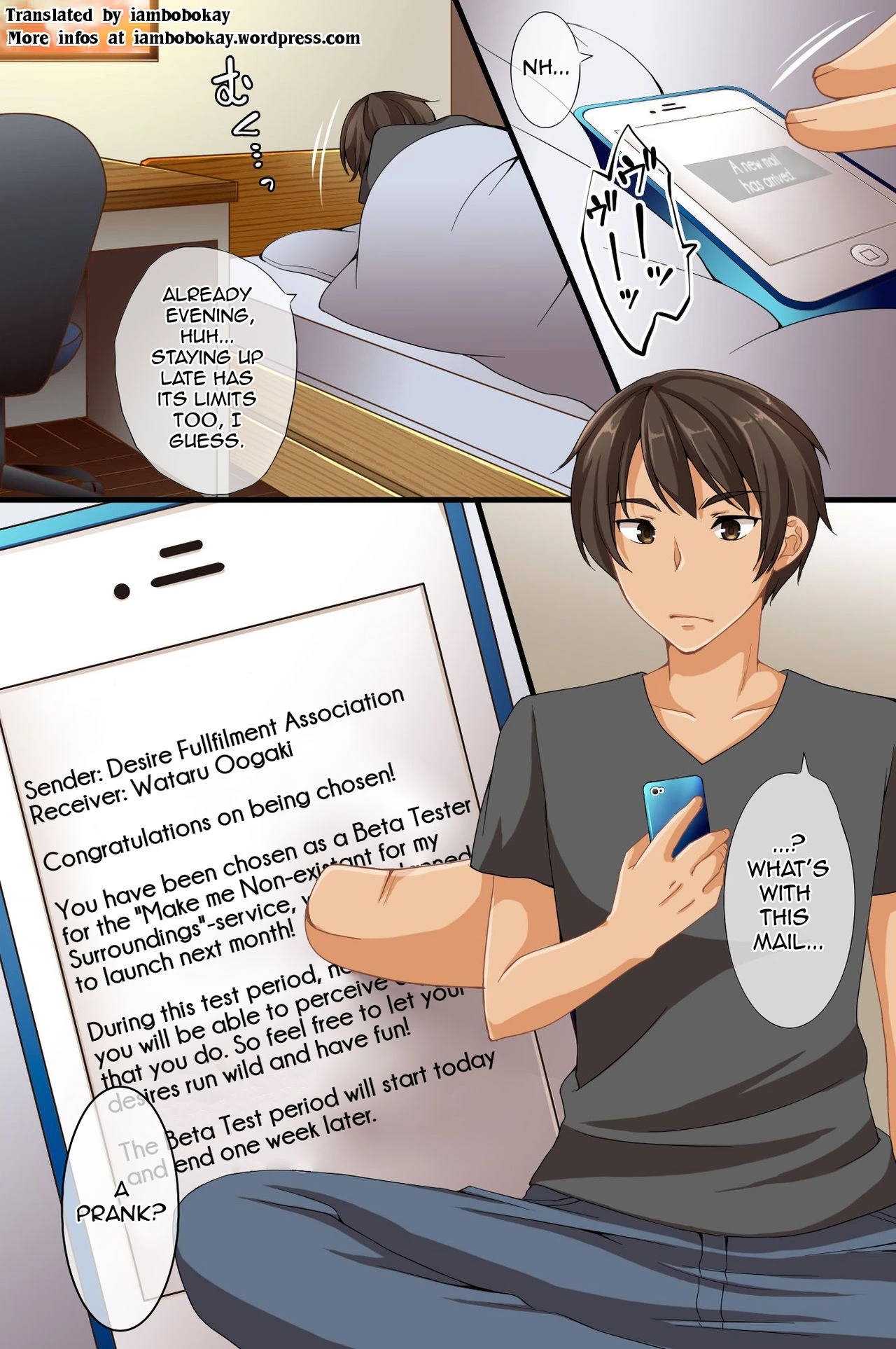 Dare mo Ore ni Ki ga Tsukanai ~ Renzoku Giri, Les Couple Sounyuu! Nakadashi! Nani o Yatte mo Ki ga Tsukanai porn comic picture 2