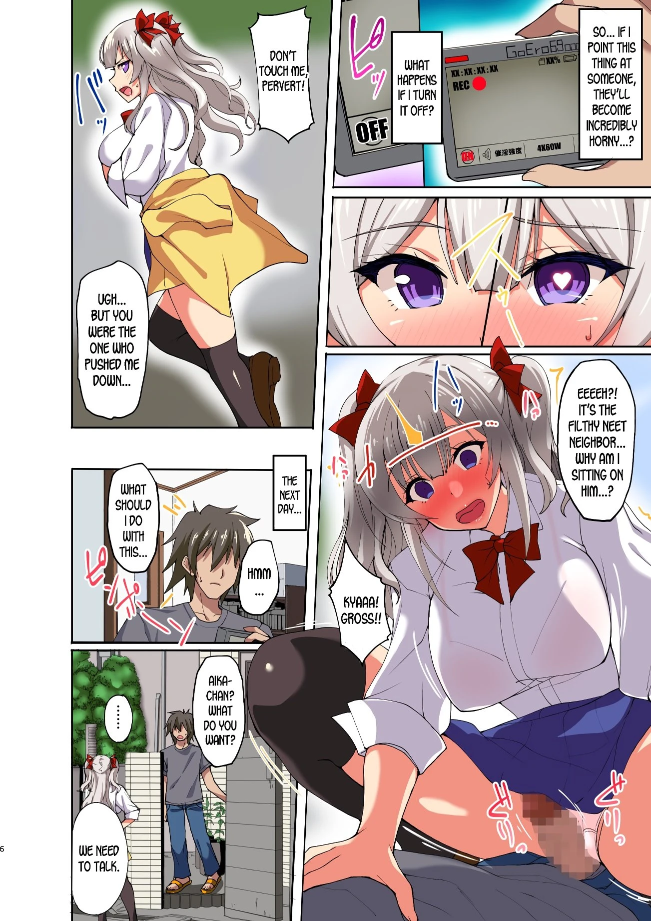 Daredemo Hatsujou Saiin!? Saiin Video Camera de Osananajimi no Bakunyuu Shojo Gal ga Ore Senyou no Onaho ni Naru made Choukyou Shite Mita! porn comic picture 4