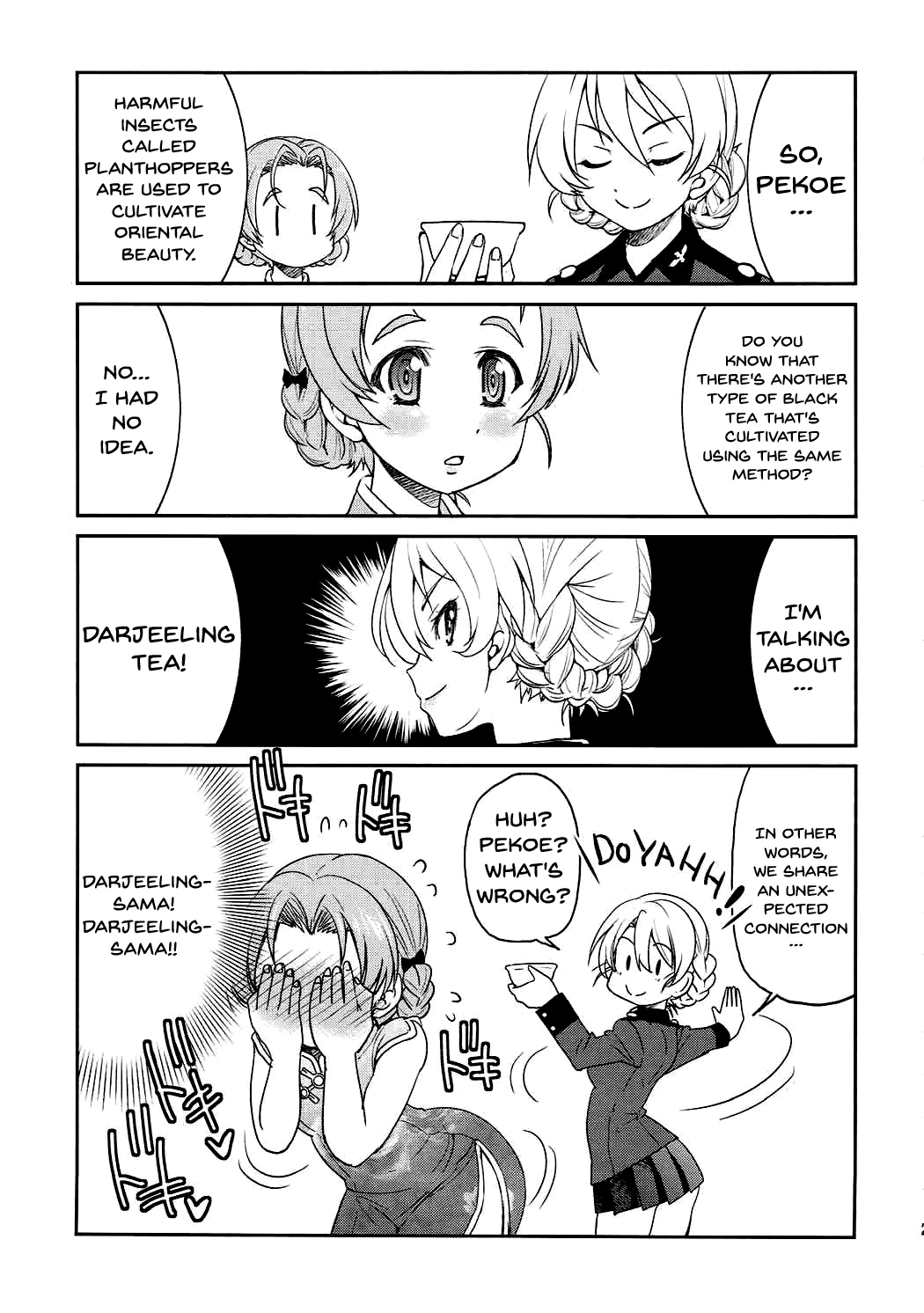 Darjeeling-sama no Ponytail porn comic picture 20