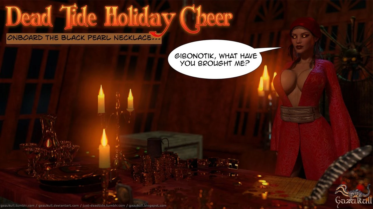 Dead Tide Holiday Cheer porn comic picture 1
