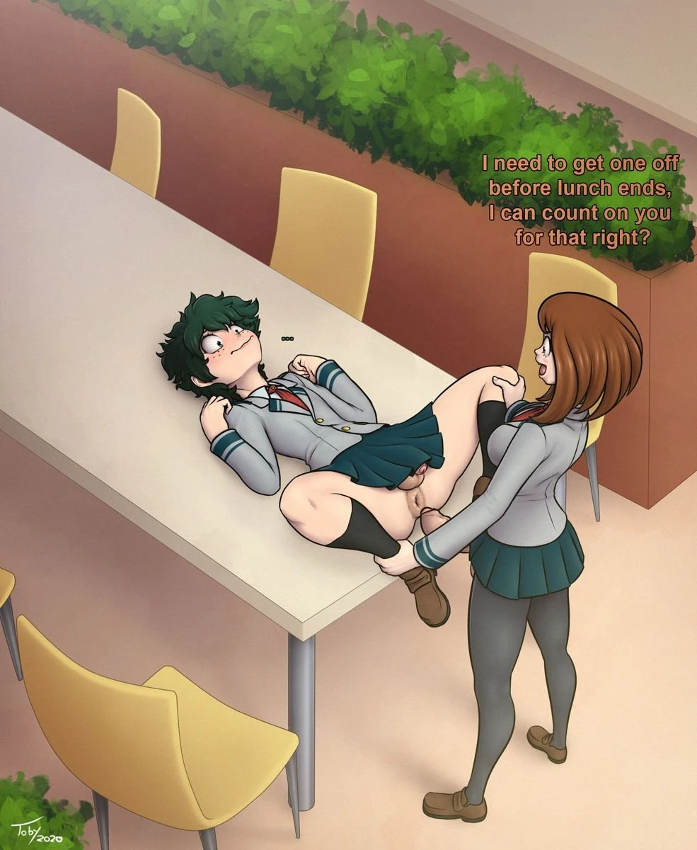 Deku the toilet slut porn comic picture 1