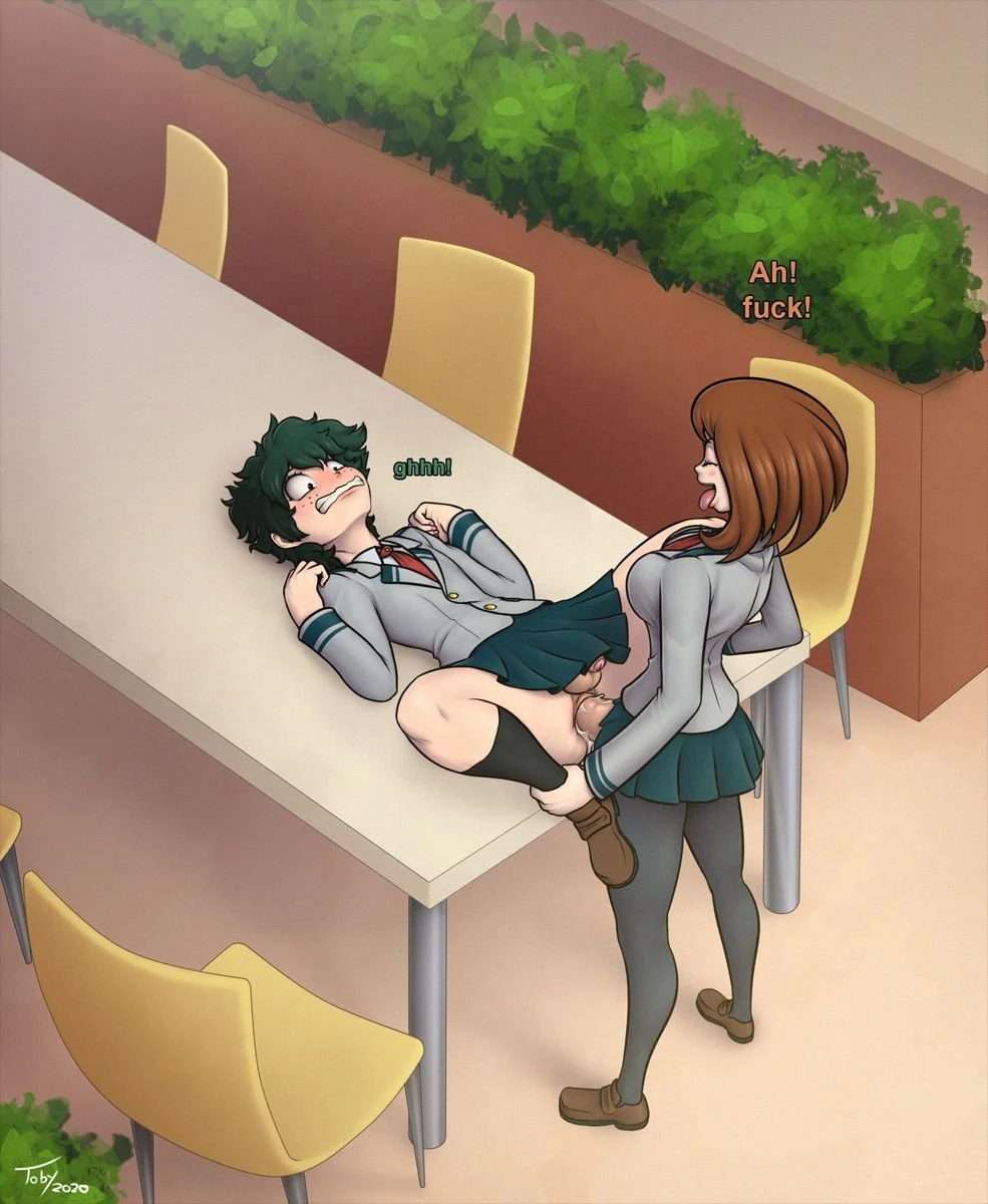 Deku the toilet slut porn comic picture 2